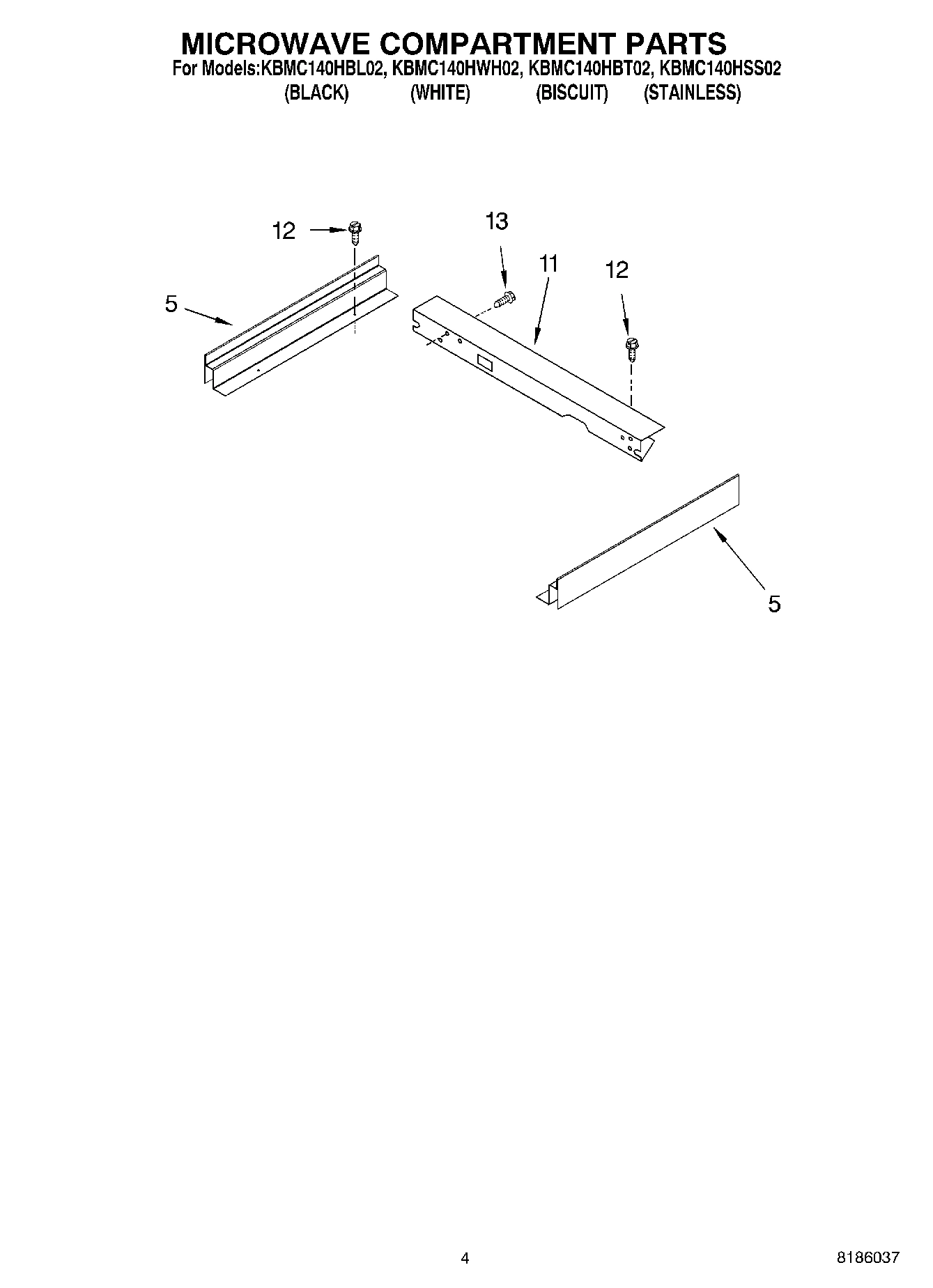03 - MICROWAVE COMPARTMENT PARTS