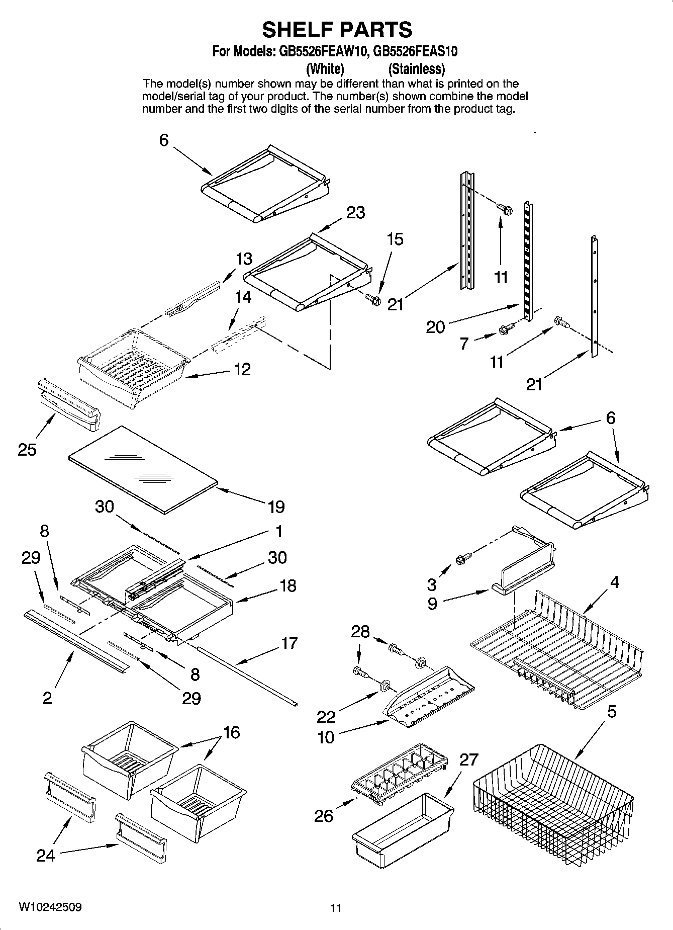 07 - SHELF PARTS