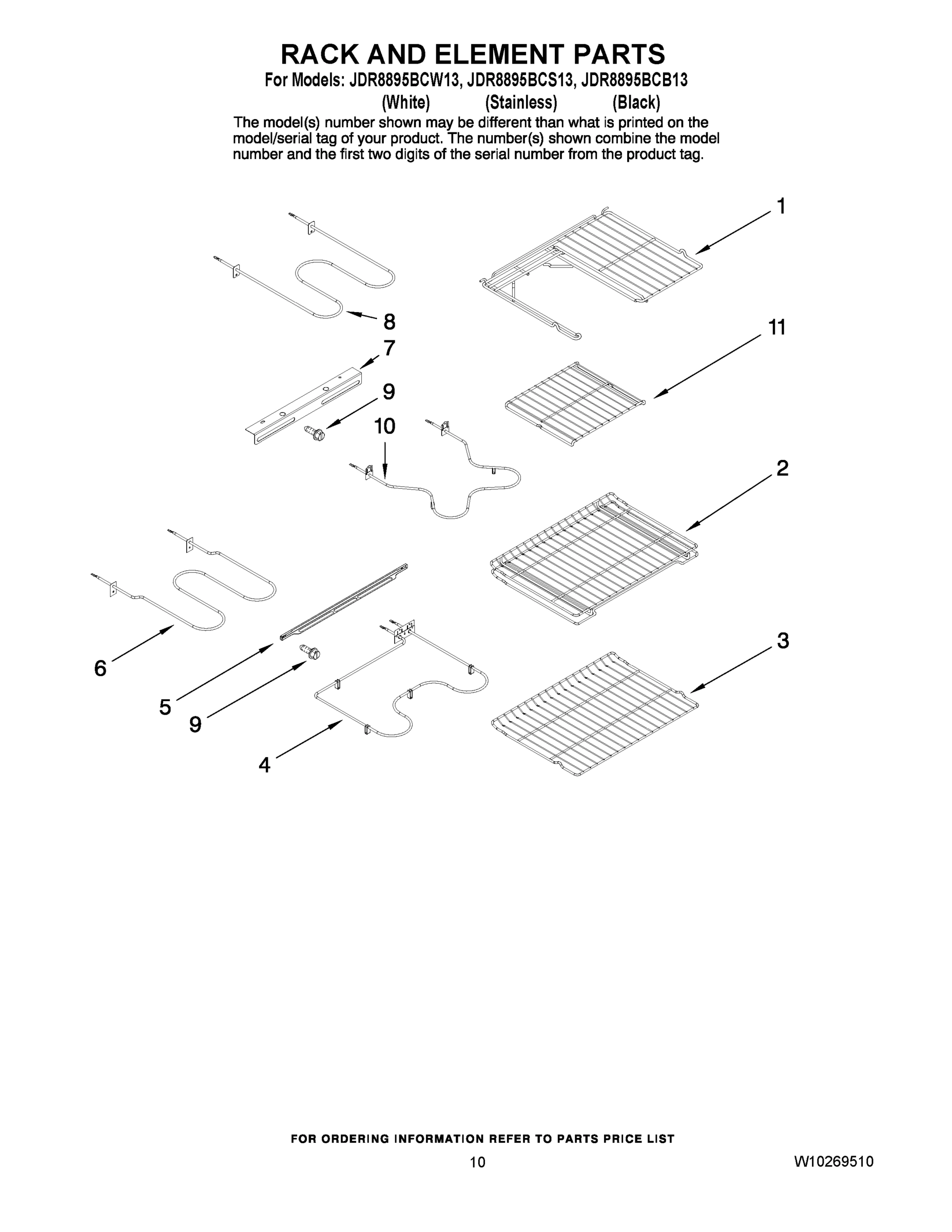 07 - RACK AND ELEMENT PARTS