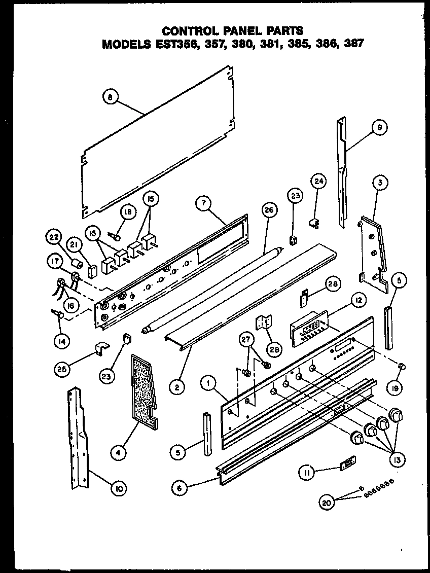 03 - CONTROL PANEL PARTS
