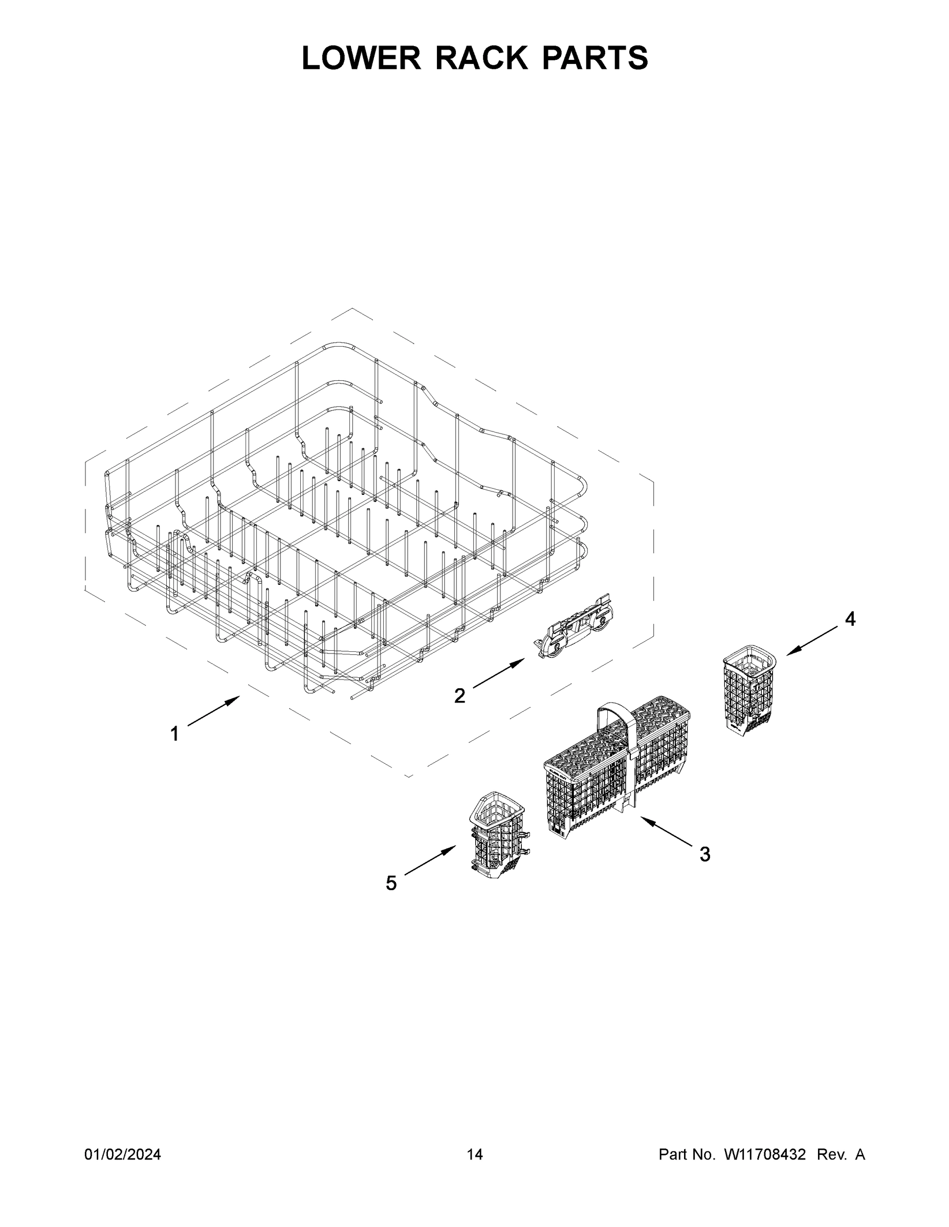 08 - LOWER RACK PARTS