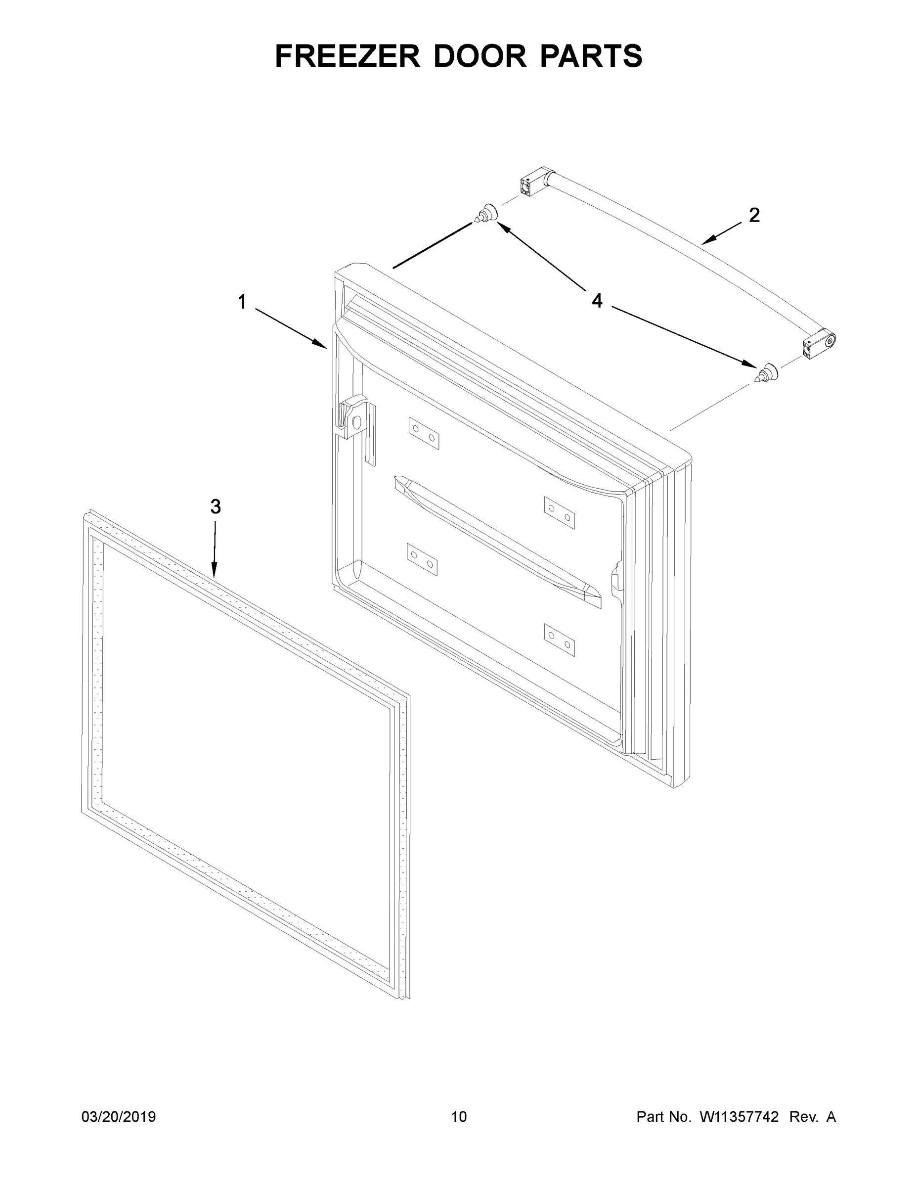 06 - FREEZER DOOR PARTS