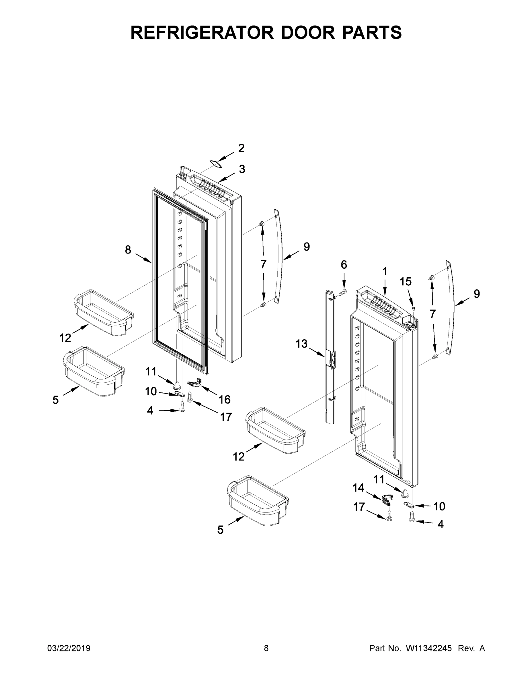 05 - REFRIGERATOR DOOR PARTS