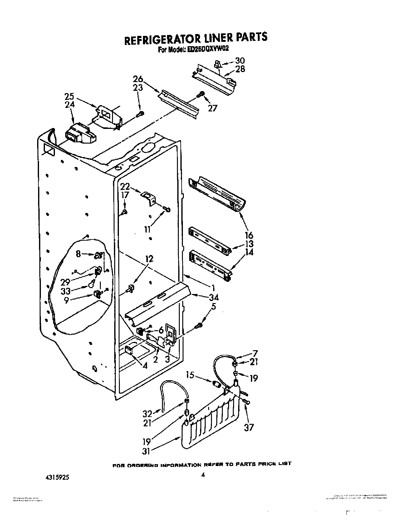 03 - REFRIGERATOR LINER