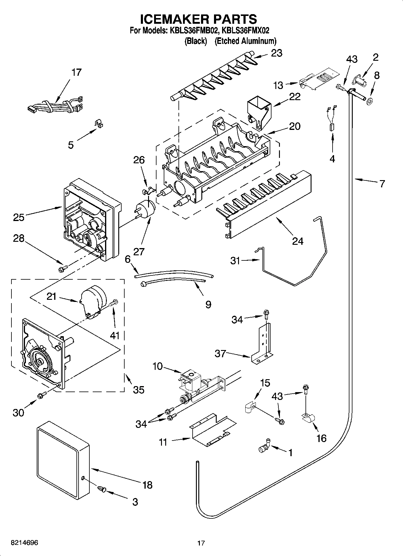 10 - ICEMAKER PARTS