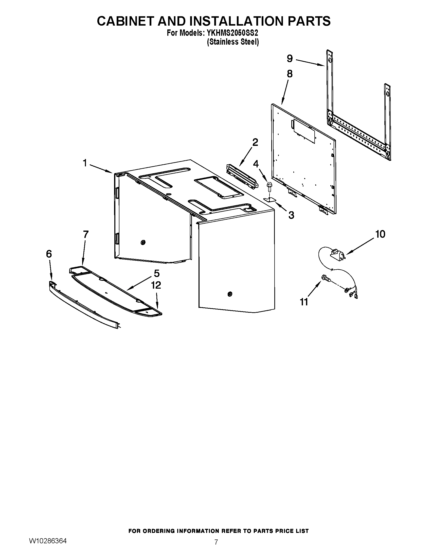 06 - CABINET AND INSTALLATION PARTS