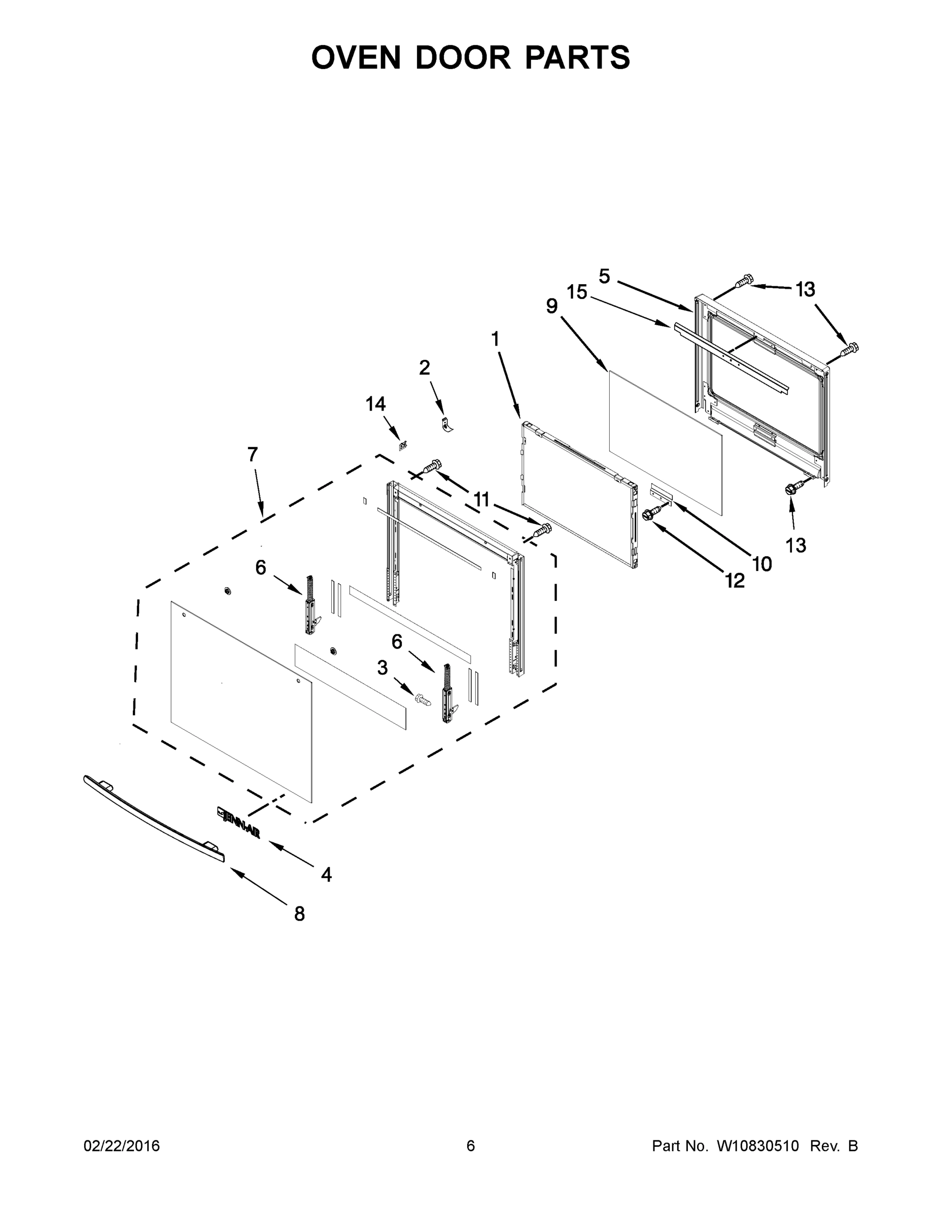 04 - OVEN DOOR PARTS