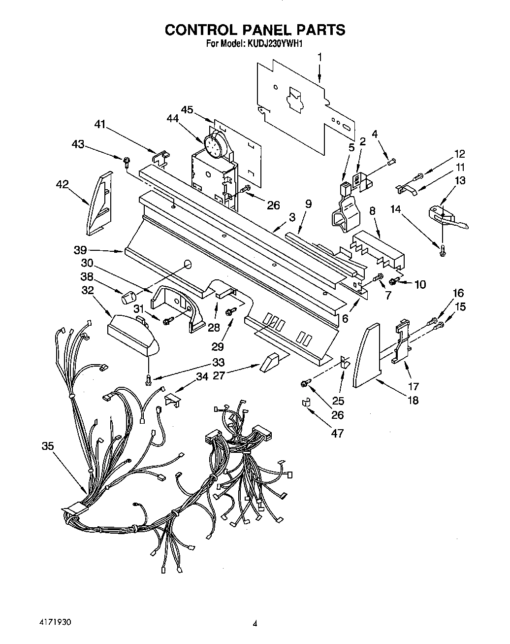 03 - CONTROL PANEL, LIT/OPTIONAL