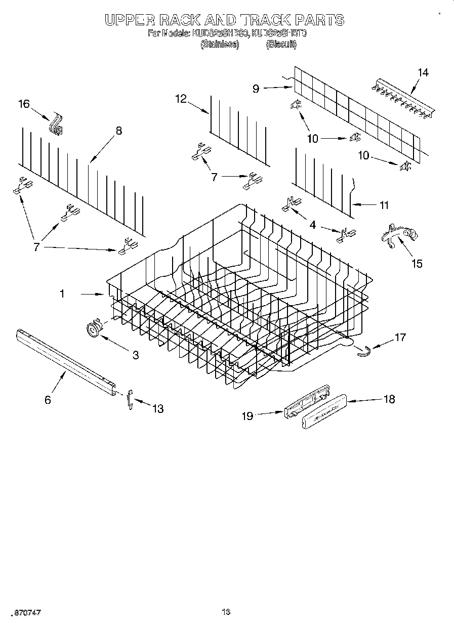 10 - UPPER RACK AND TRACK