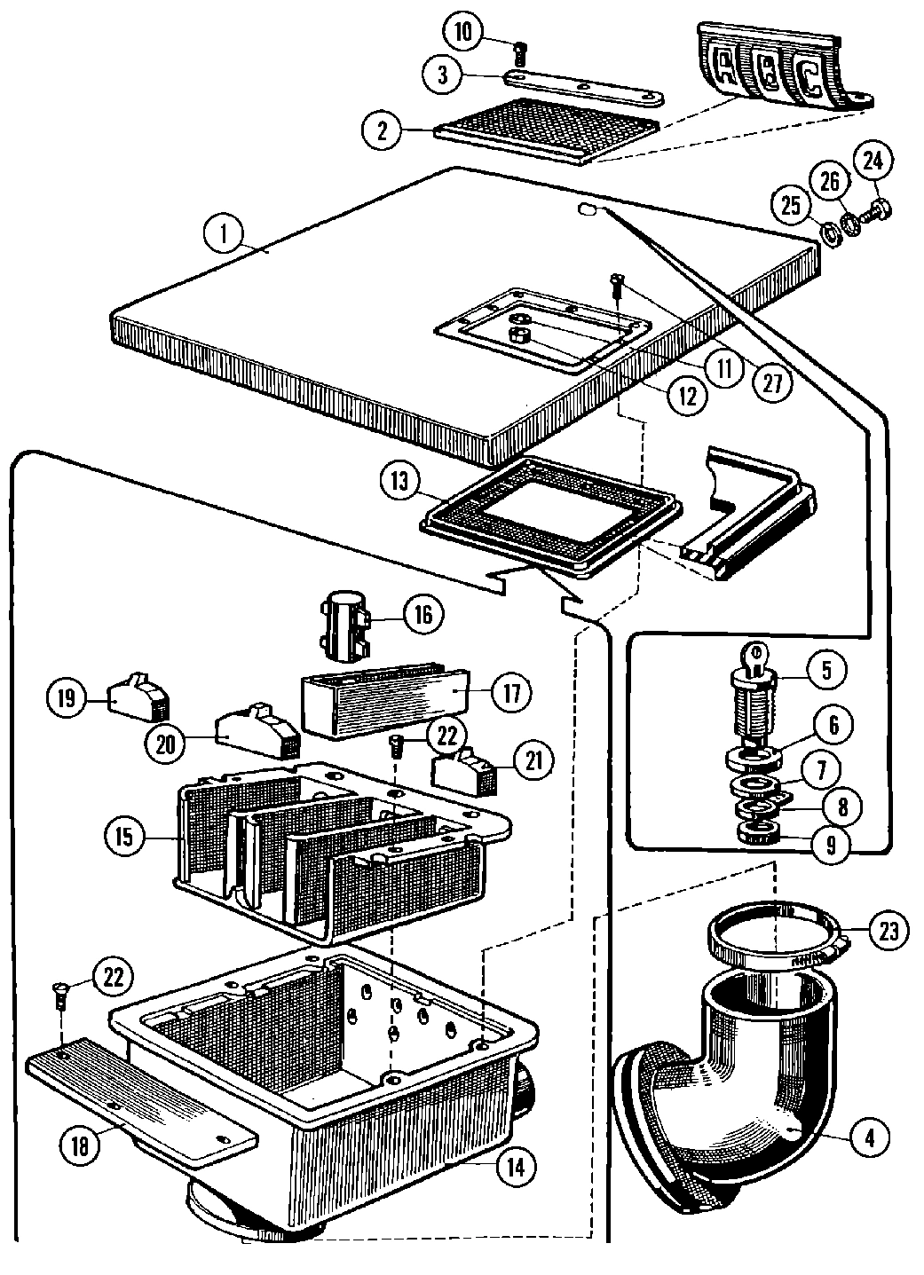 01 - SOAP BOX & TOP COVER ASSY (SERIES 10)