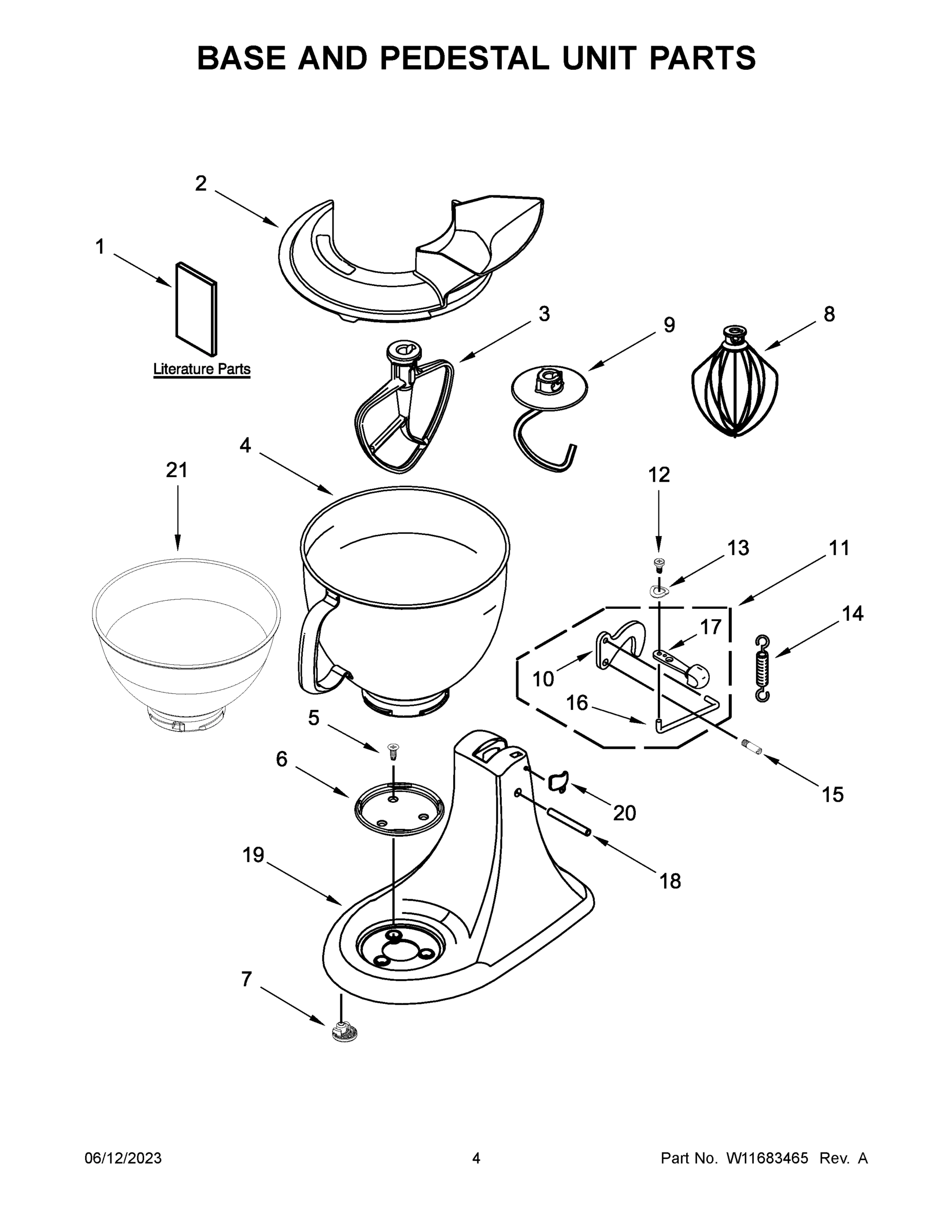 03 - BASE AND PEDESTAL UNIT PARTS