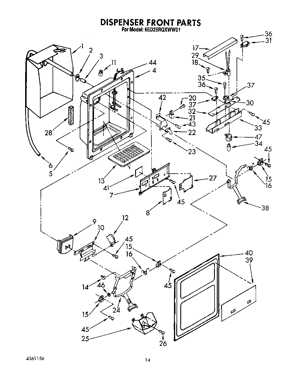 09 - DISPENSER FRONT