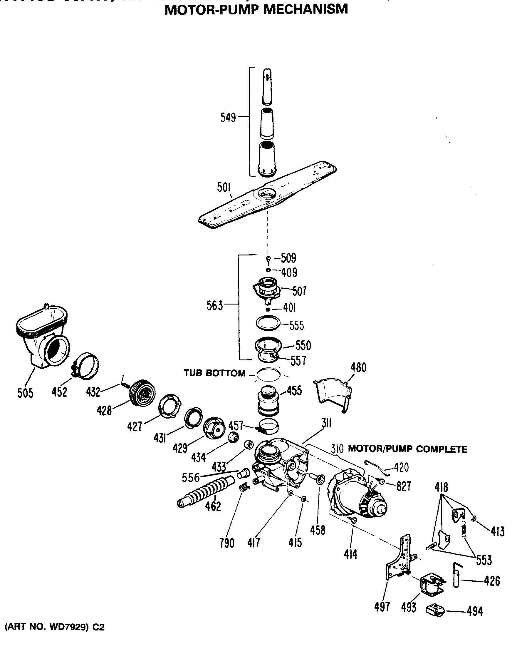 MOTOR-PUMP MECHANISM