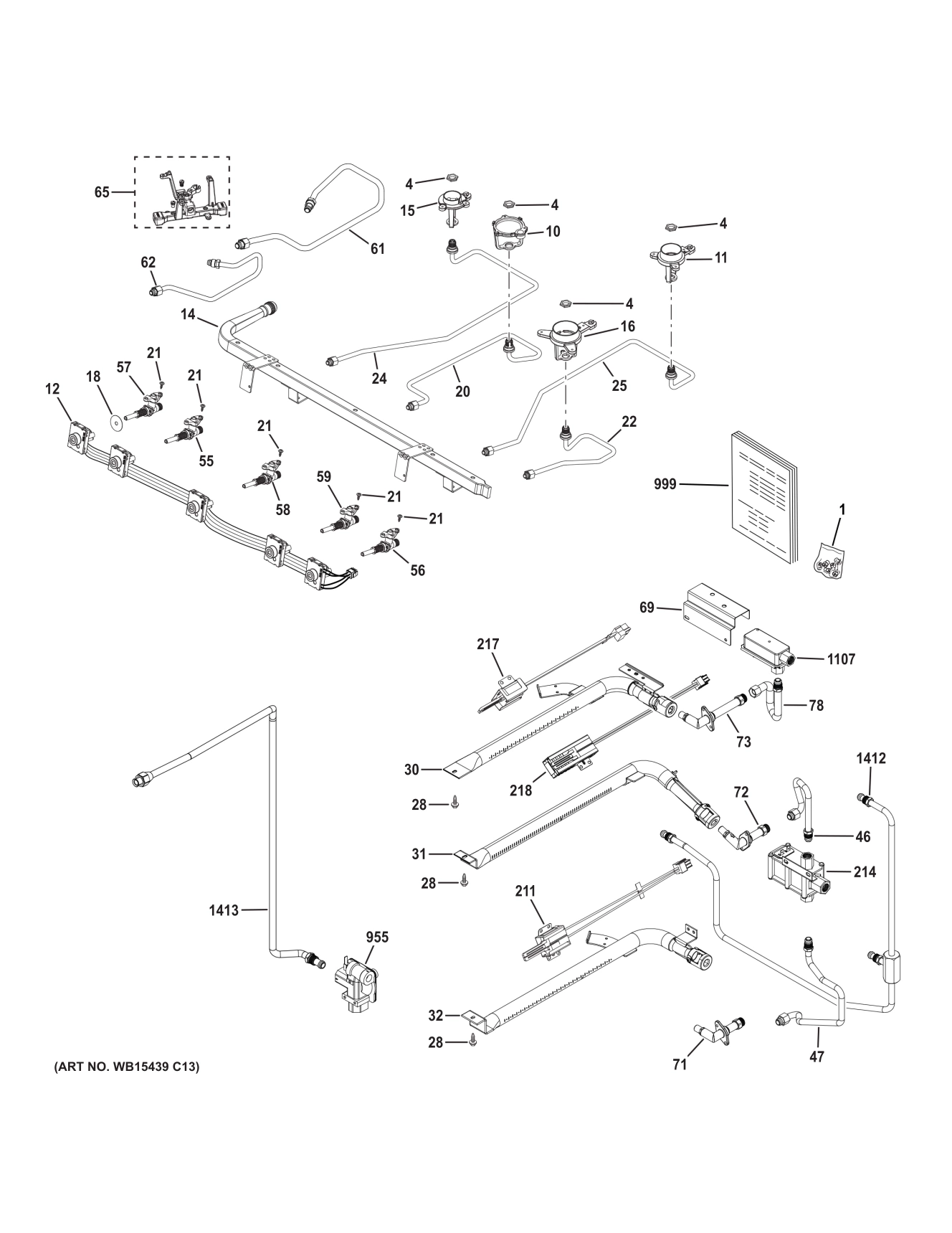 GAS & BURNER PARTS