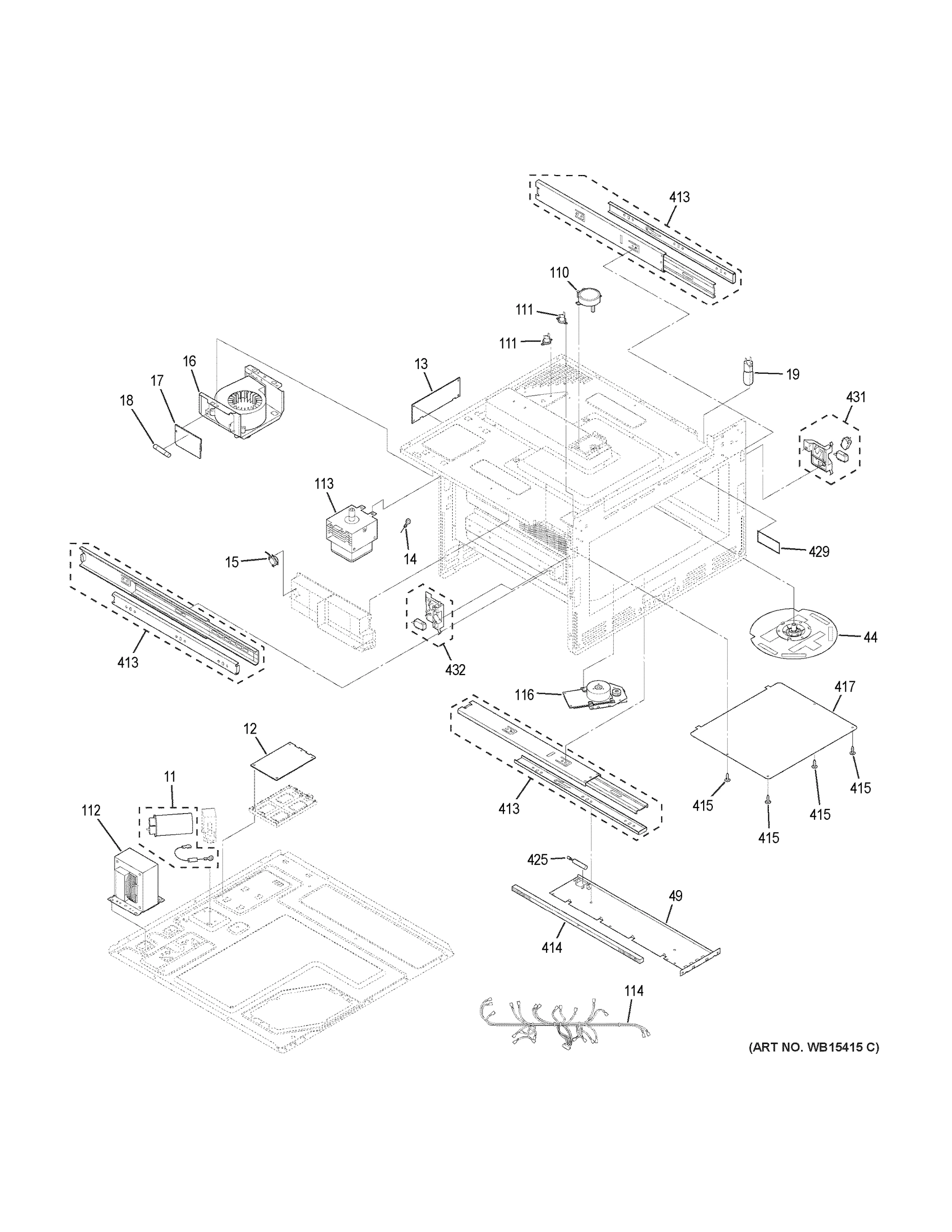 OVEN CAVITY PARTS