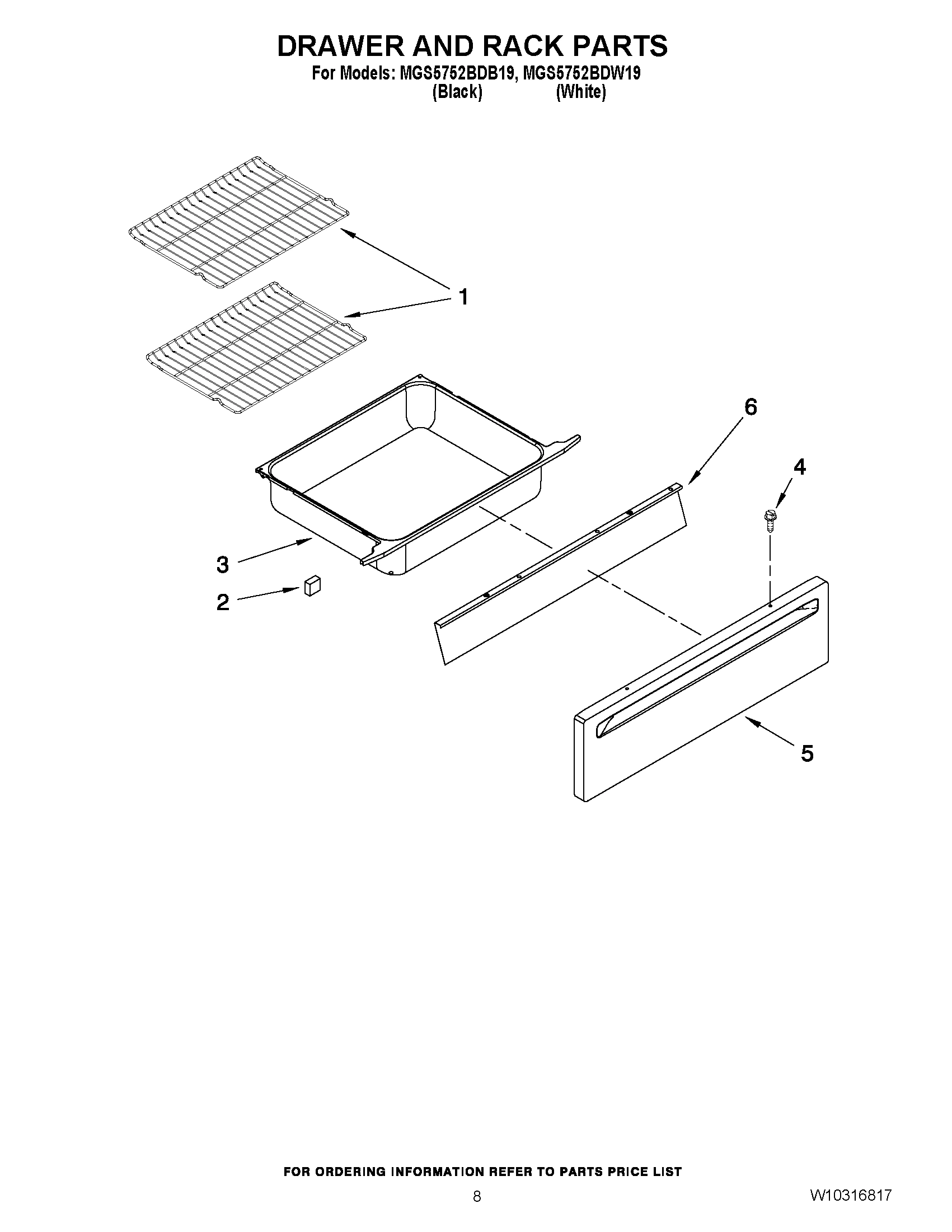 06 - DRAWER AND RACK PARTS