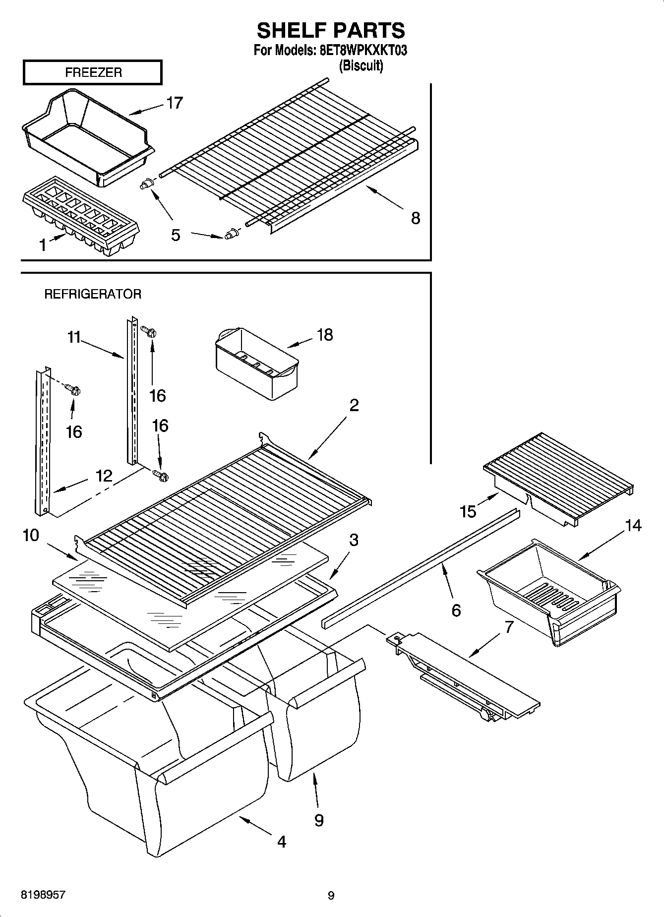 05 - SHELF PARTS, OPTIONAL PARTS