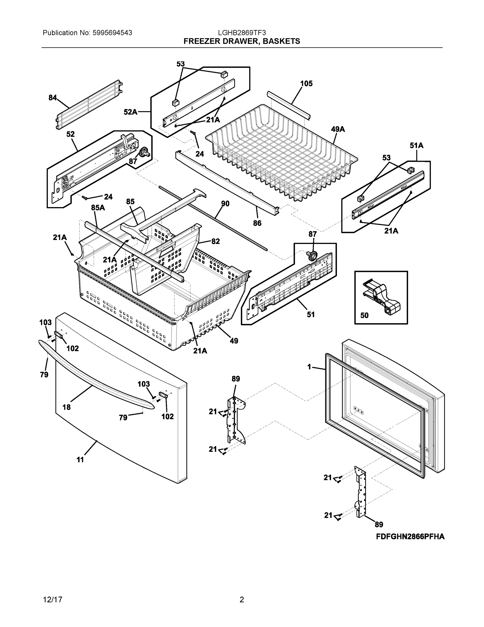 02 - FREEZER DRAWER, BASKETS