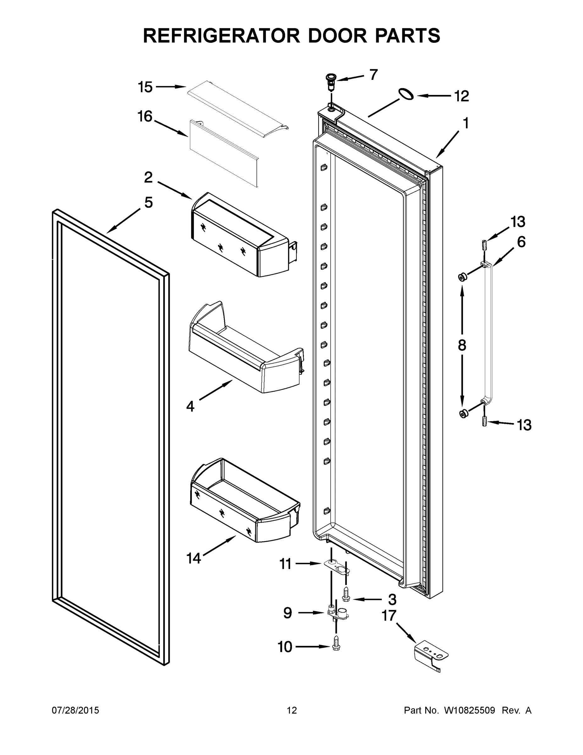 07 - REFRIGERATOR DOOR PARTS