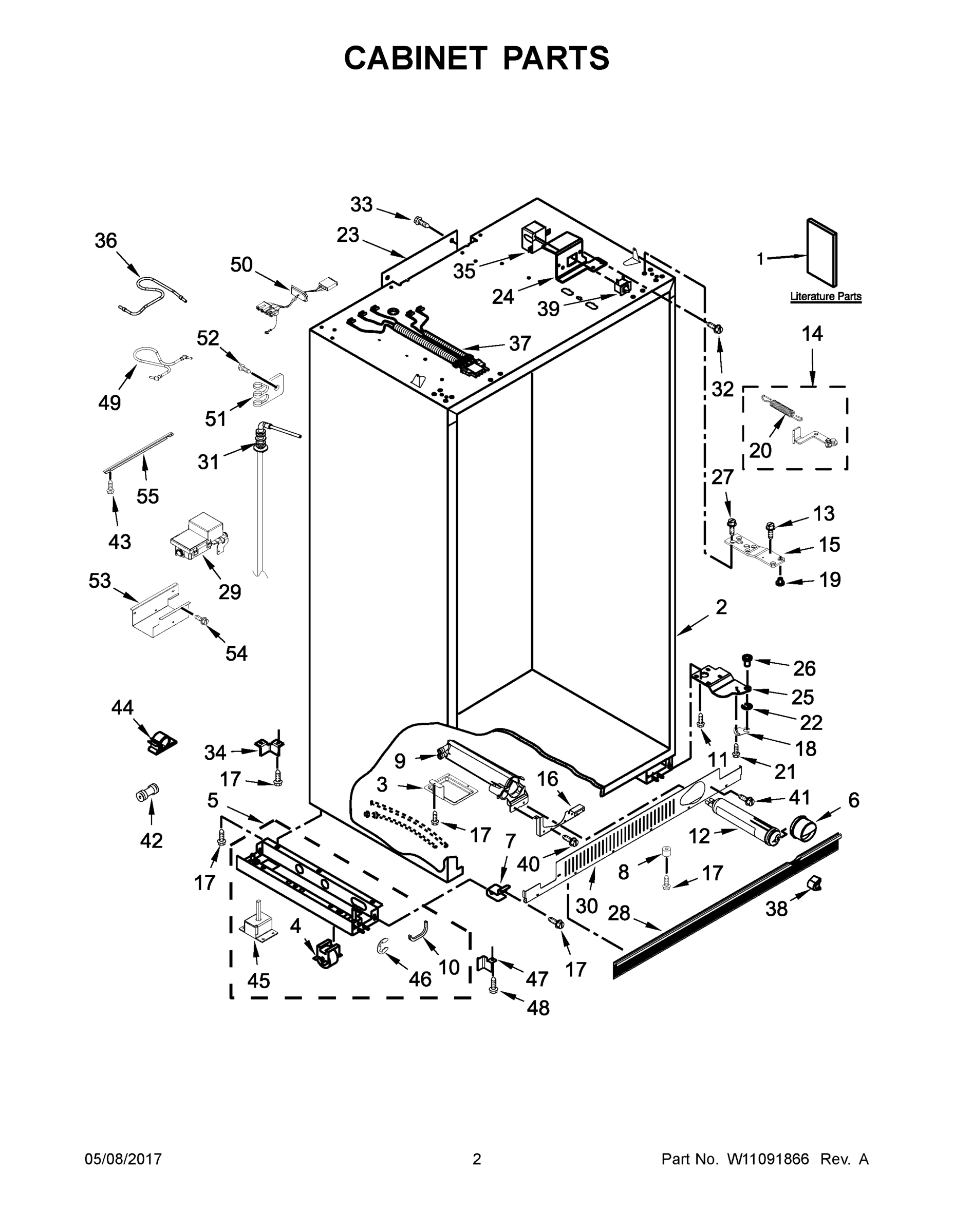 02 - CABINET PARTS