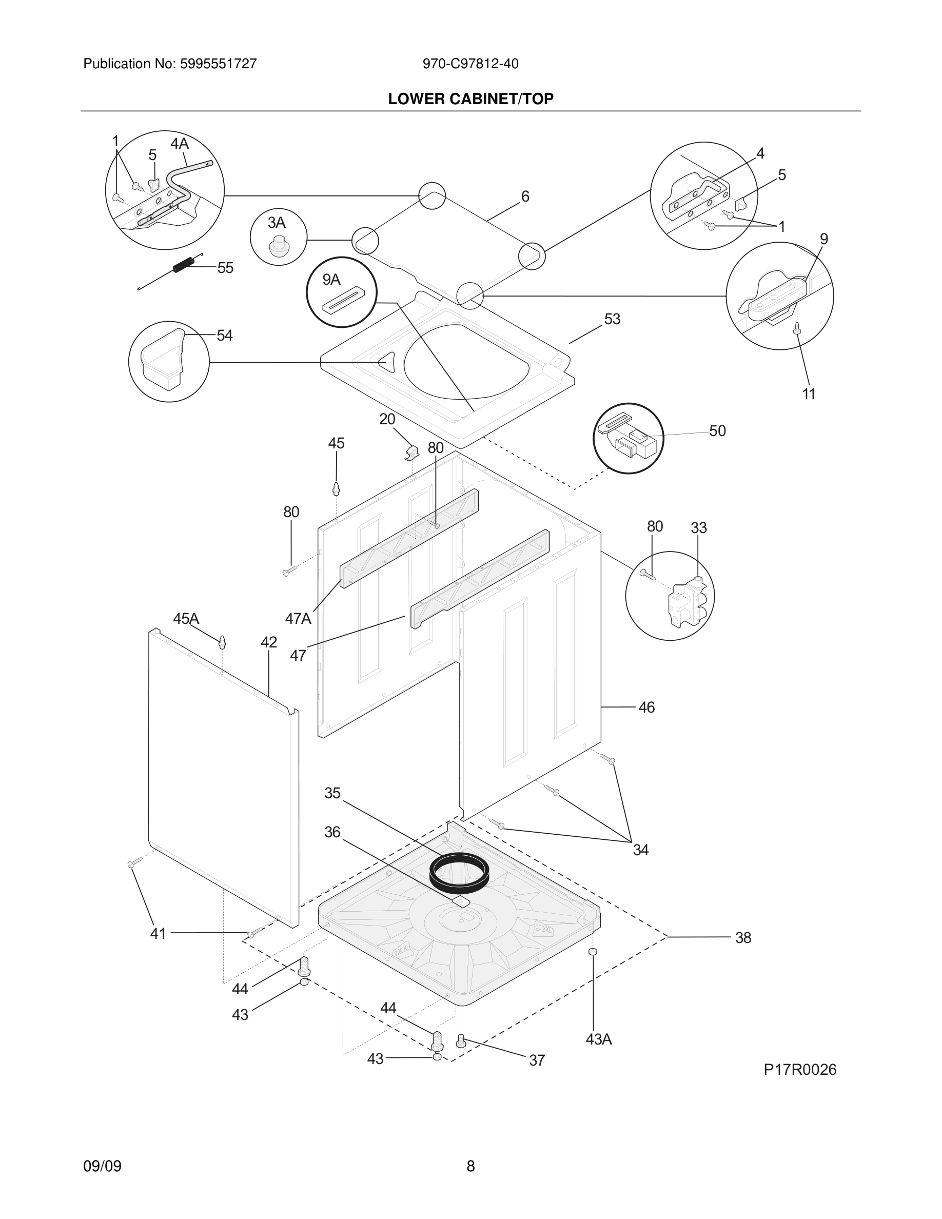 09 - LOWER CABINET / TOP