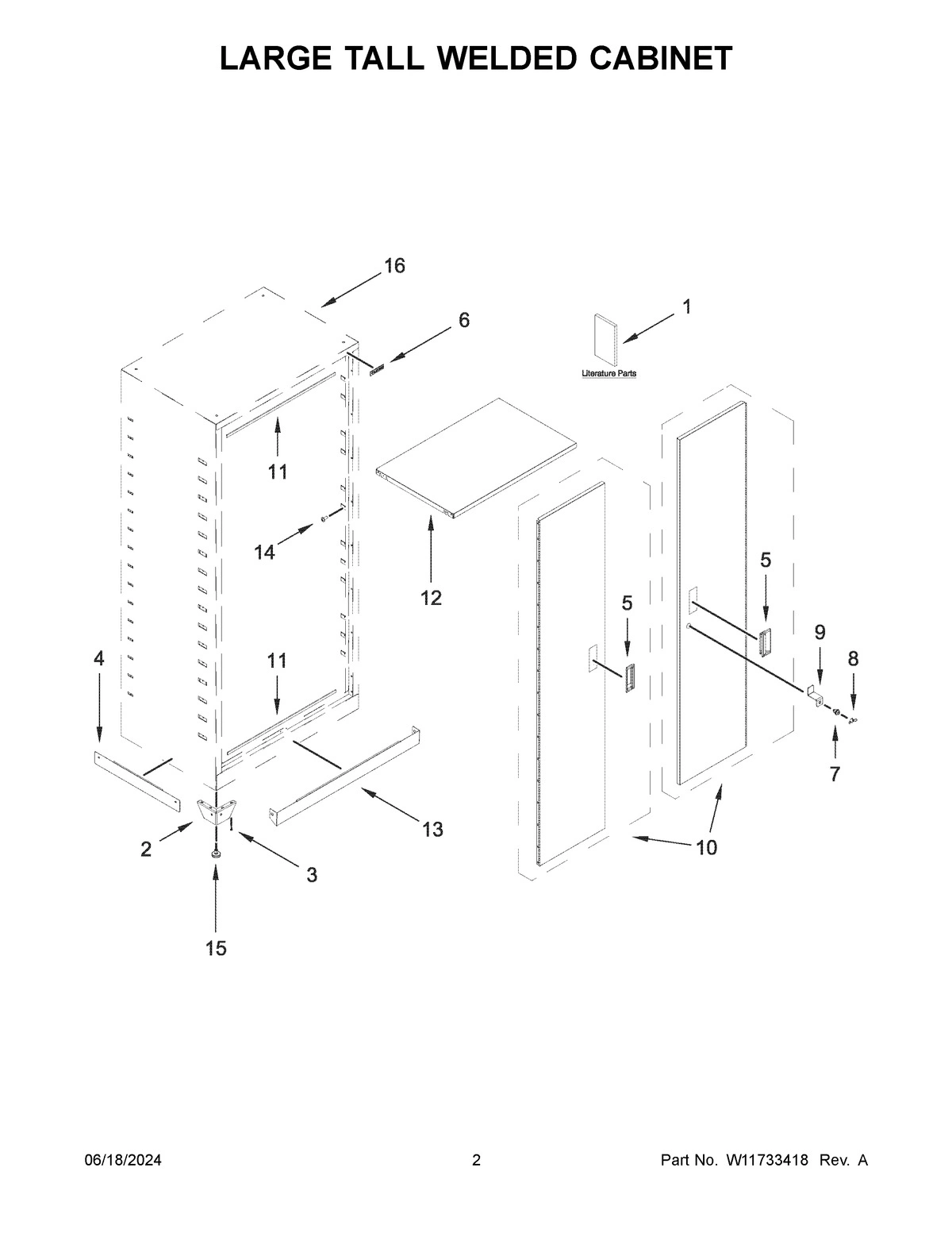 02 - LARGE TALL WELDED CABINET