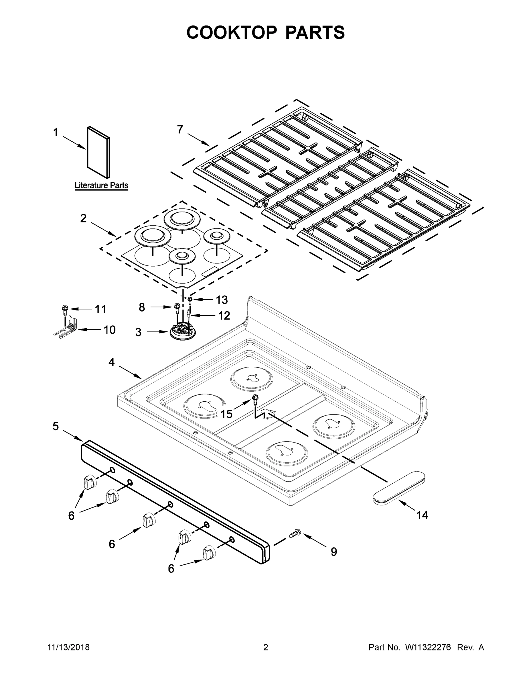 02 - COOKTOP PARTS