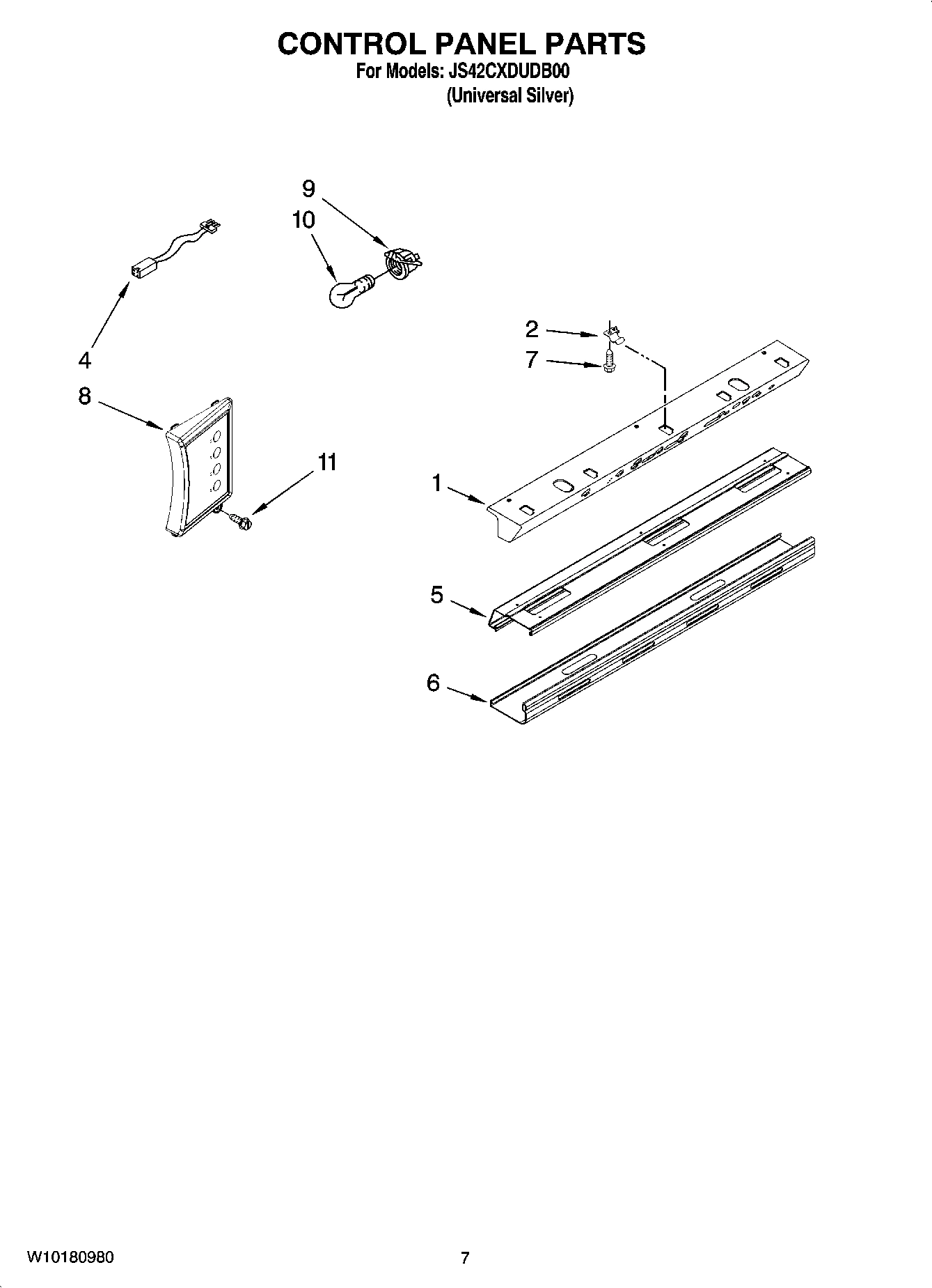 05 - CONTROL PANEL PARTS