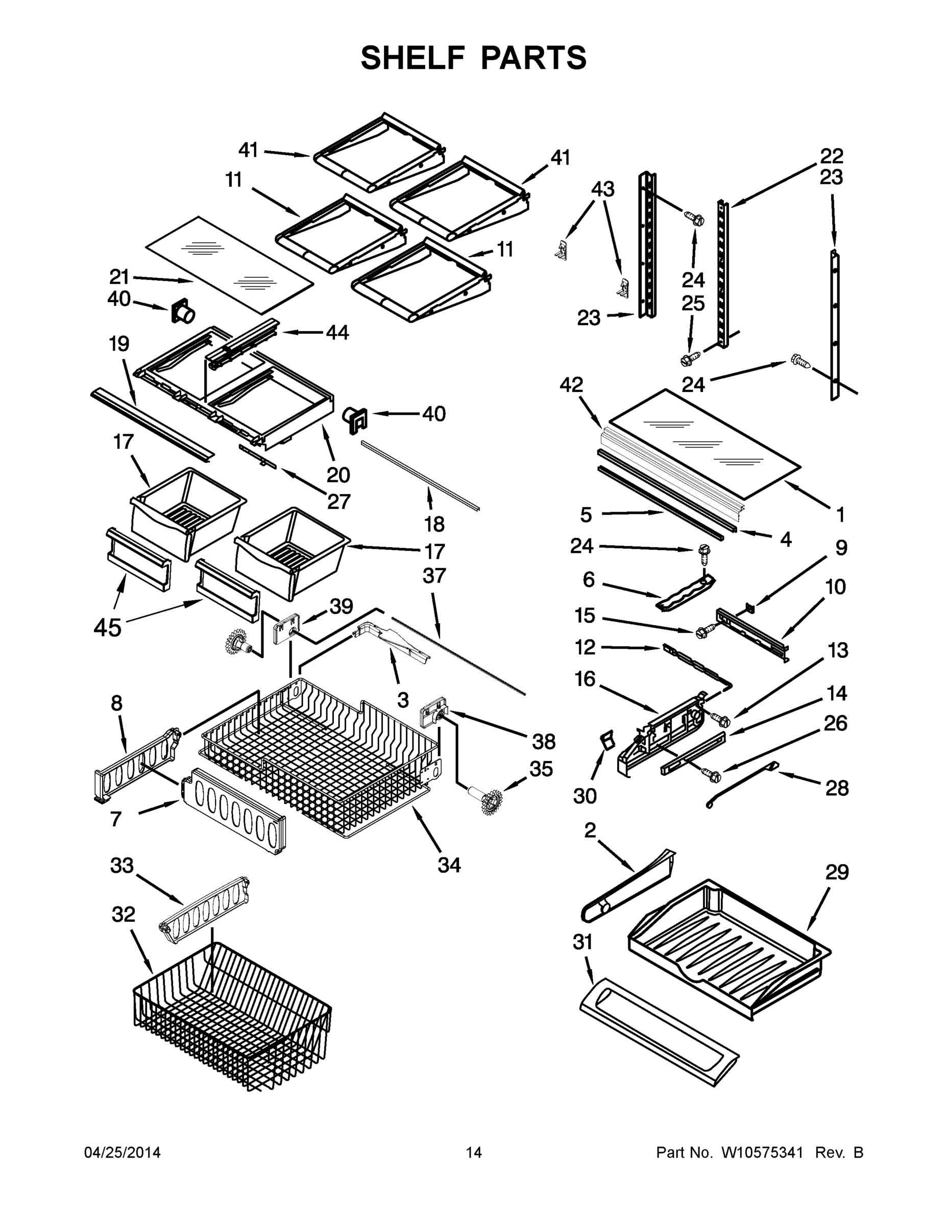 08 - SHELF PARTS