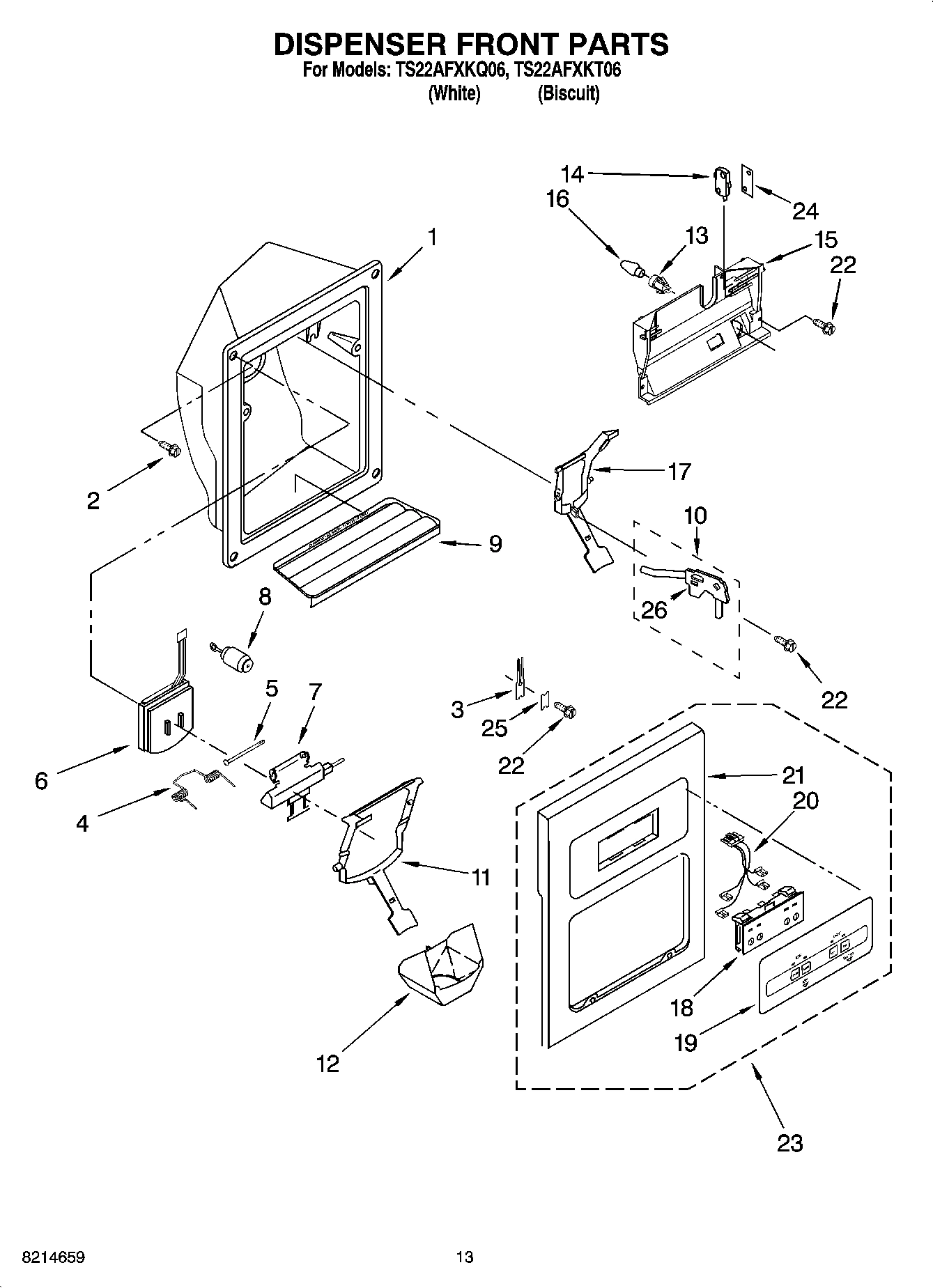09 - DISPENSER FRONT PARTS