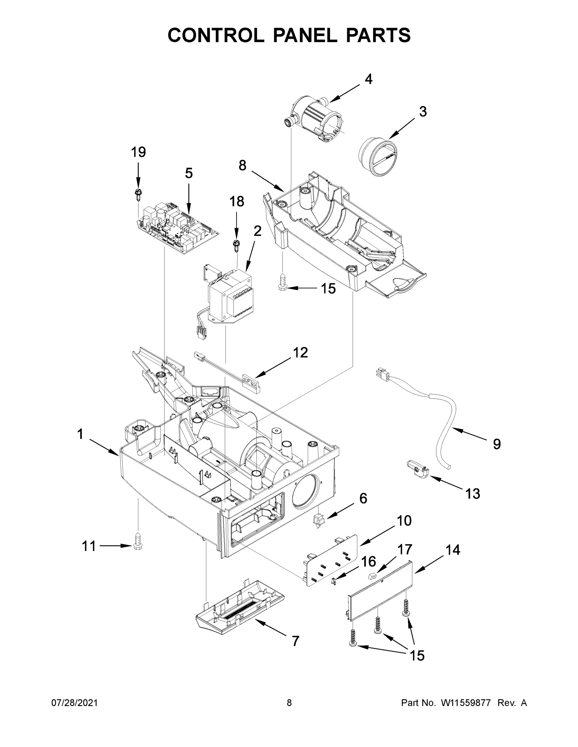 05 - CONTROL PANEL PARTS