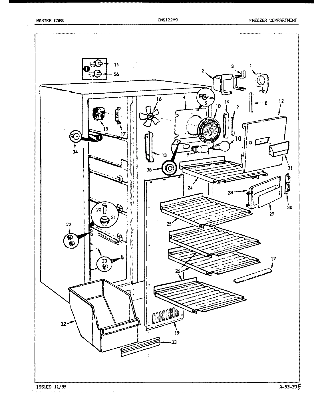 01 - FREEZER COMPARTMENT