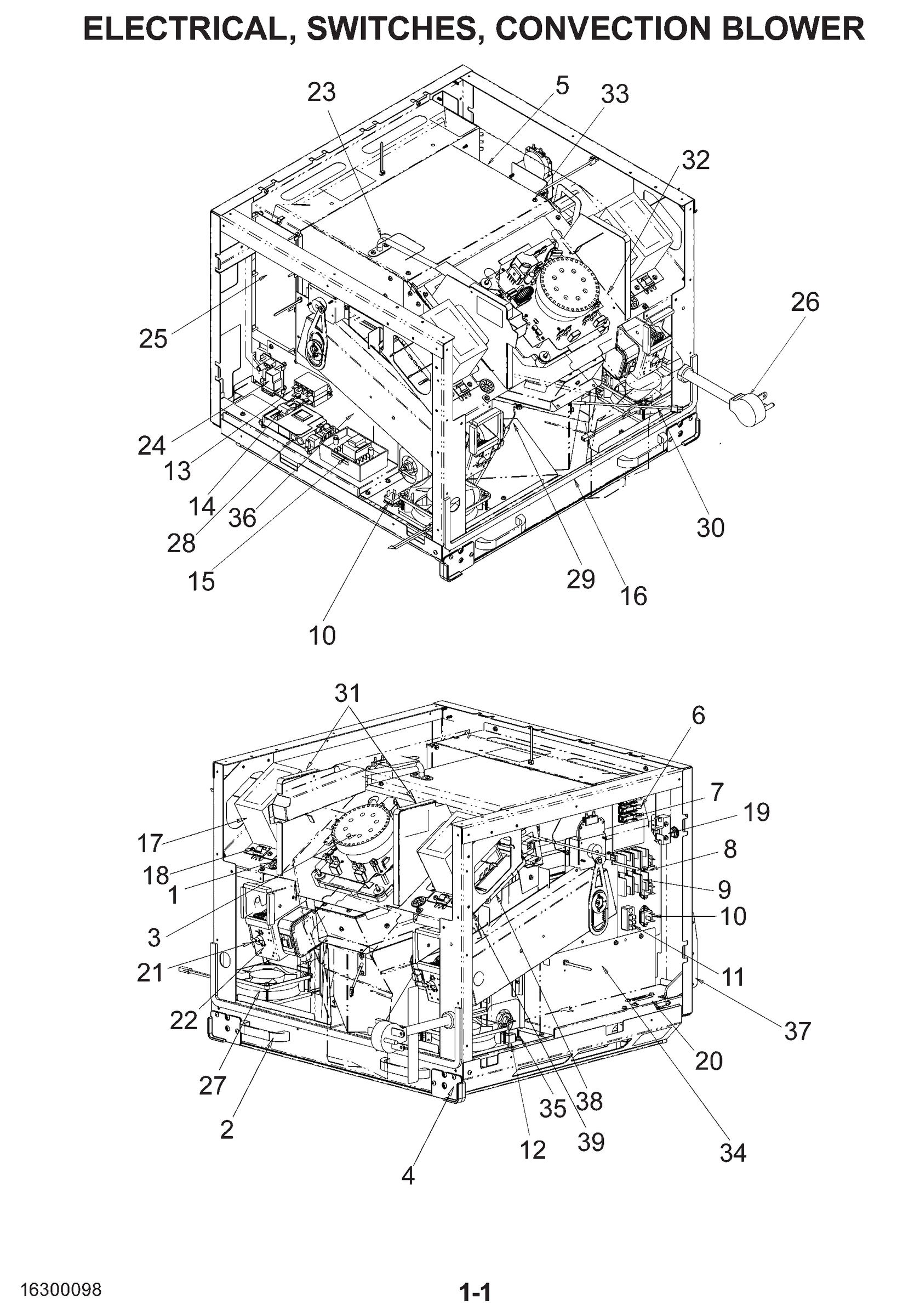 ELECTRICAL / SWITCHES / CONVECTION BLOWER