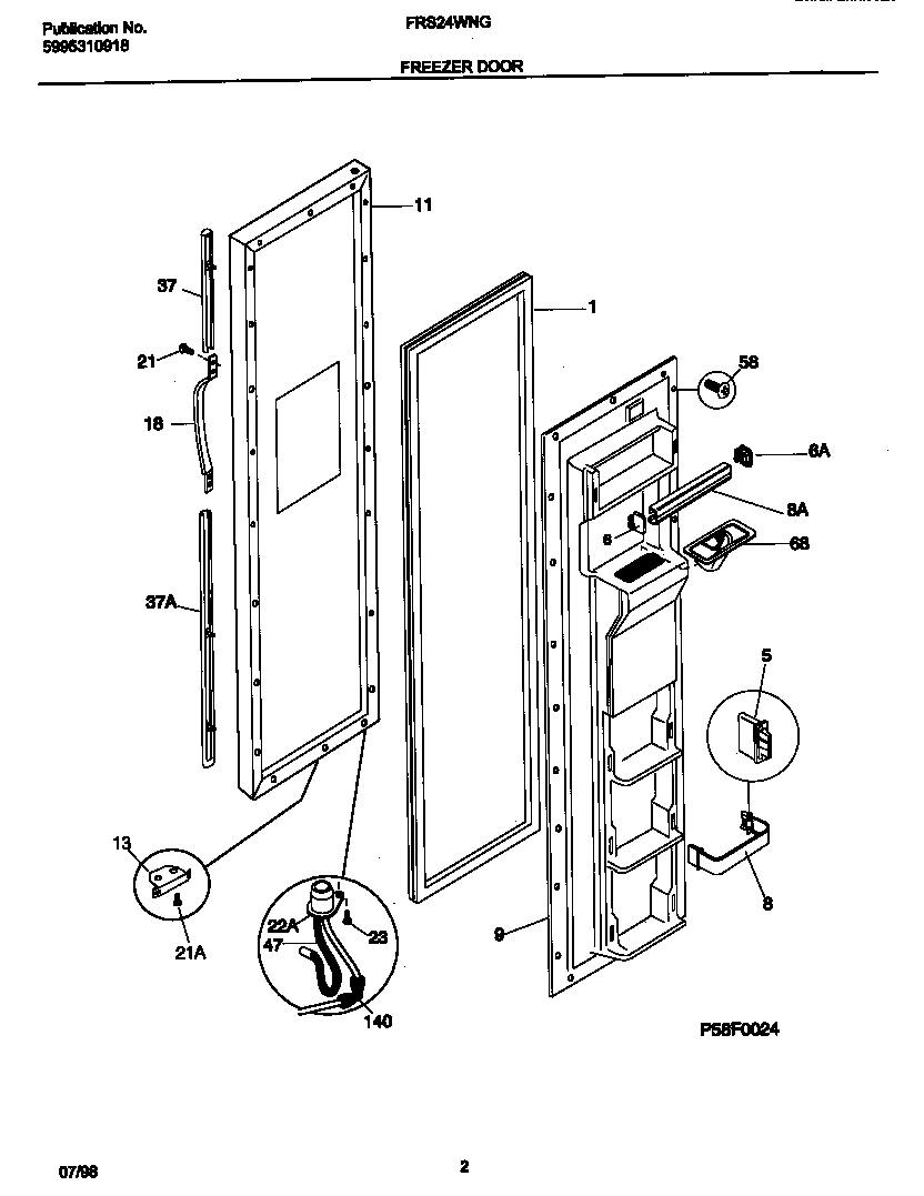 02 - FREEZER DOOR