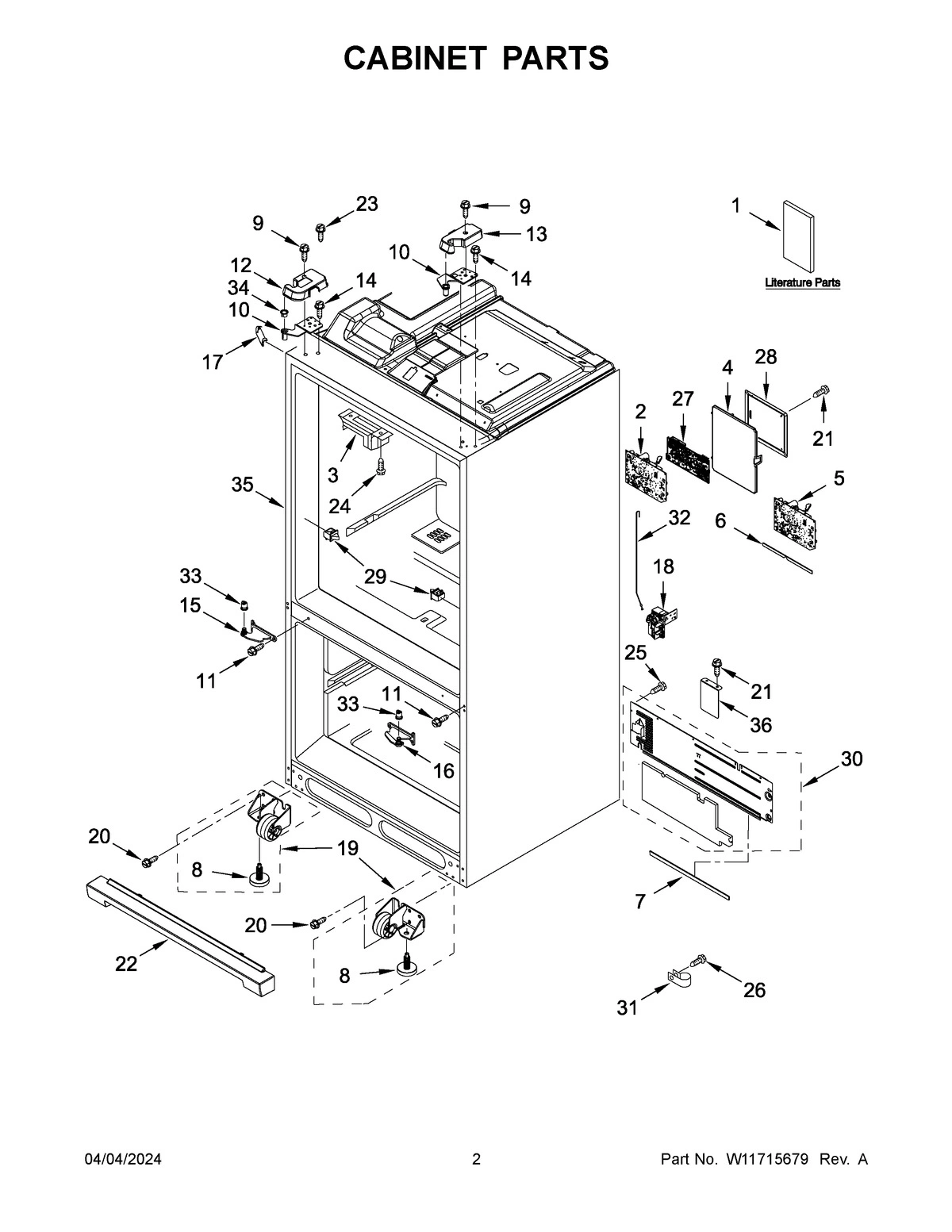 02 - CABINET PARTS