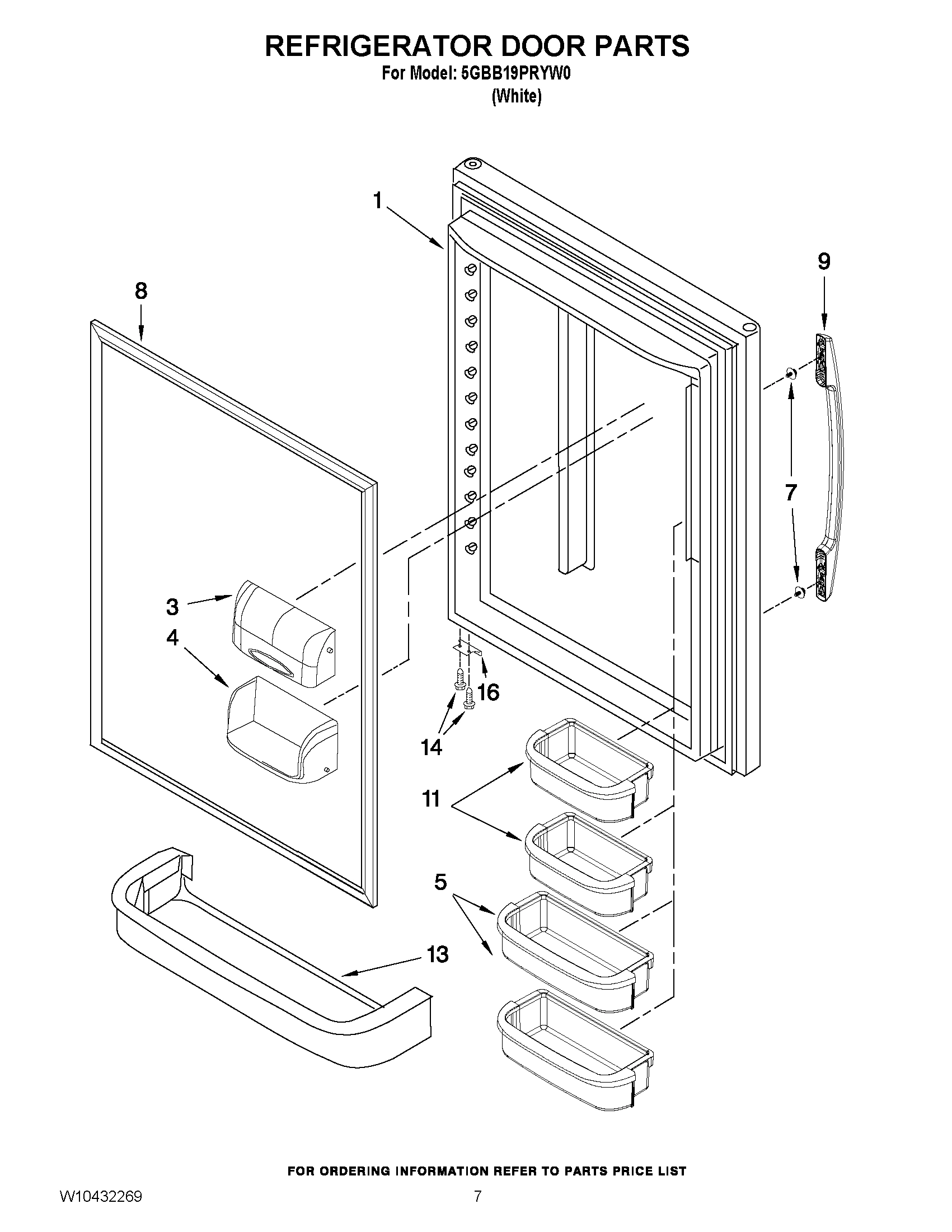 04 - REFRIGERATOR DOOR PARTS