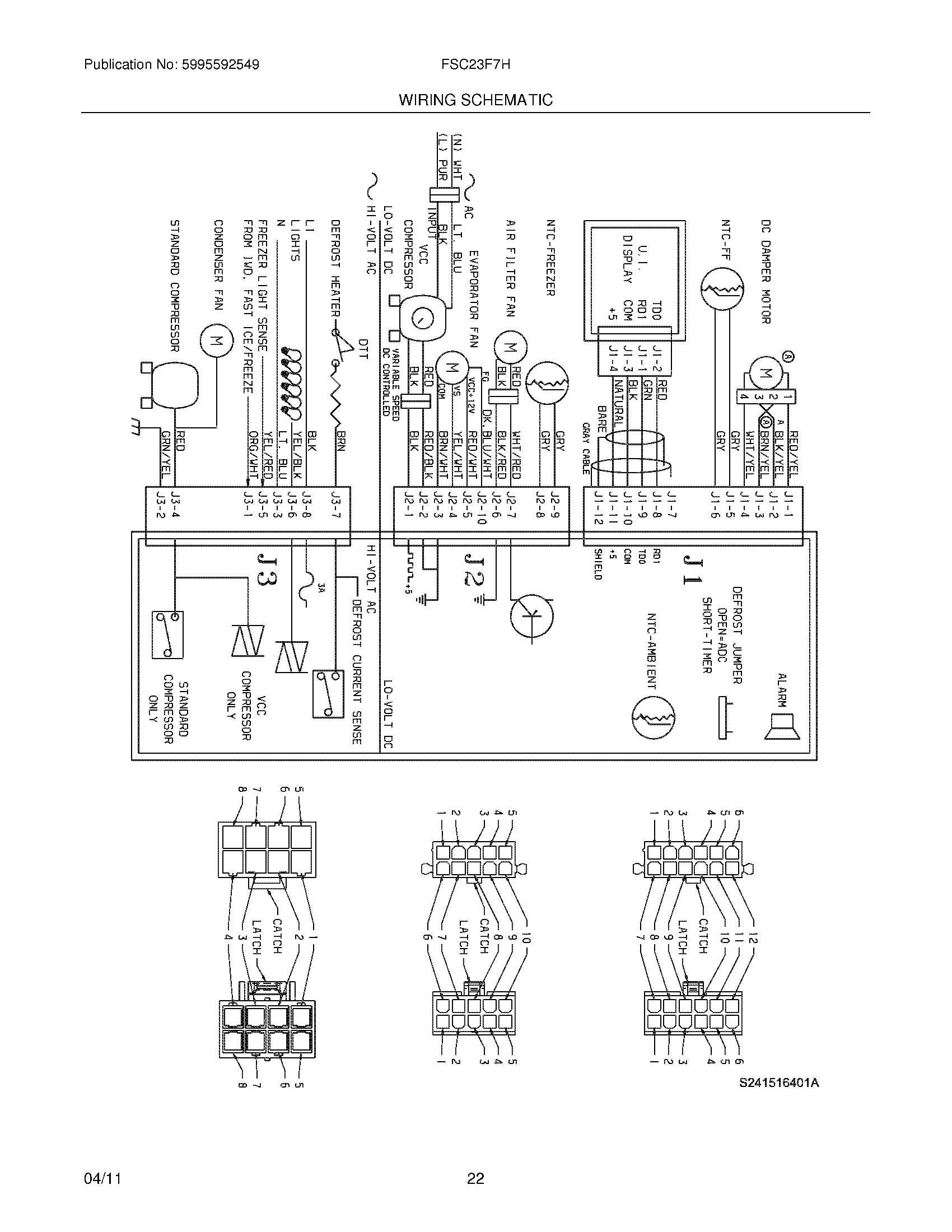 22 - WIRING SCHEMATIC