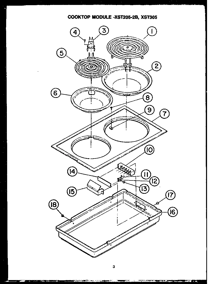 03 - COOKTOP MODULE -XST205-2B/XST305