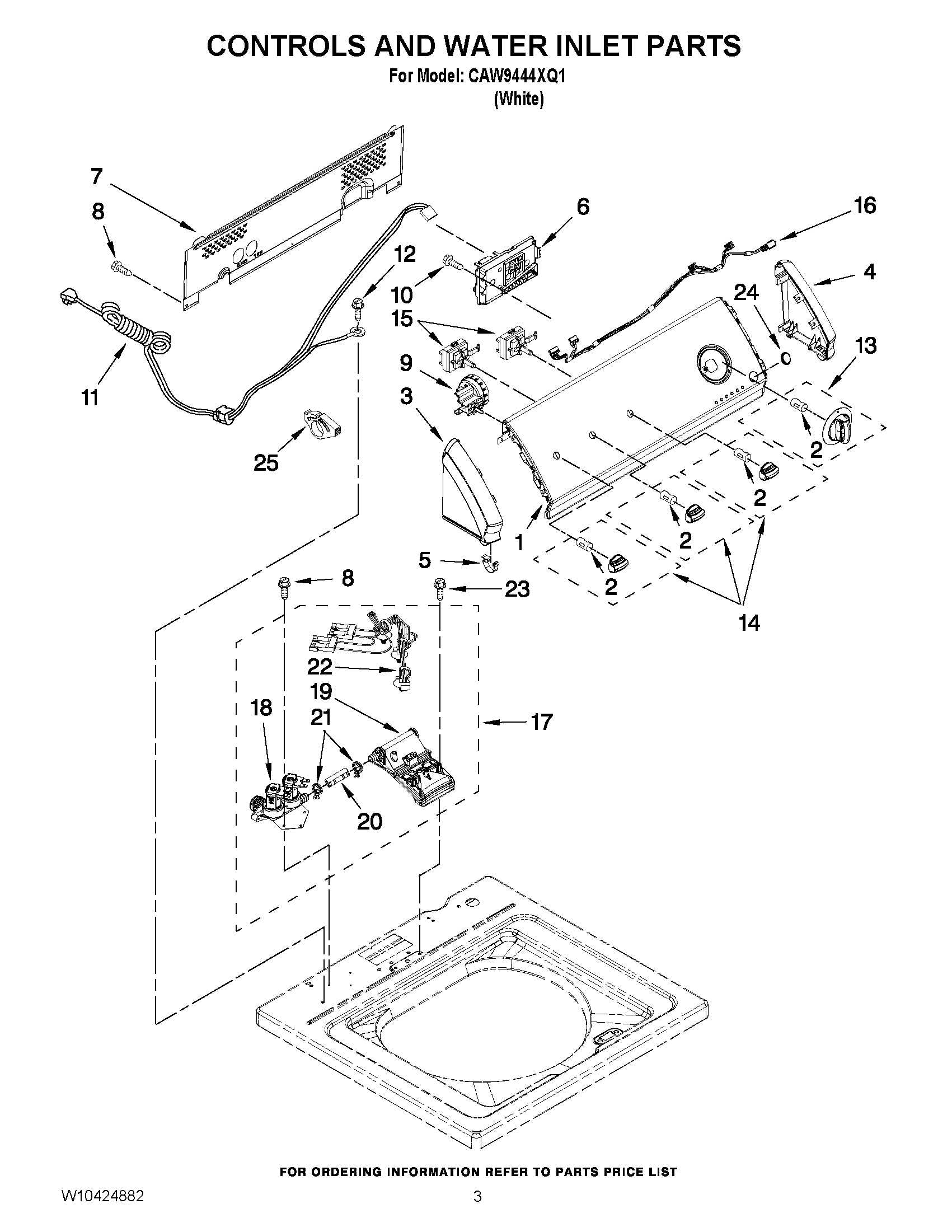 02 - CONTROLS AND WATER INLET PARTS