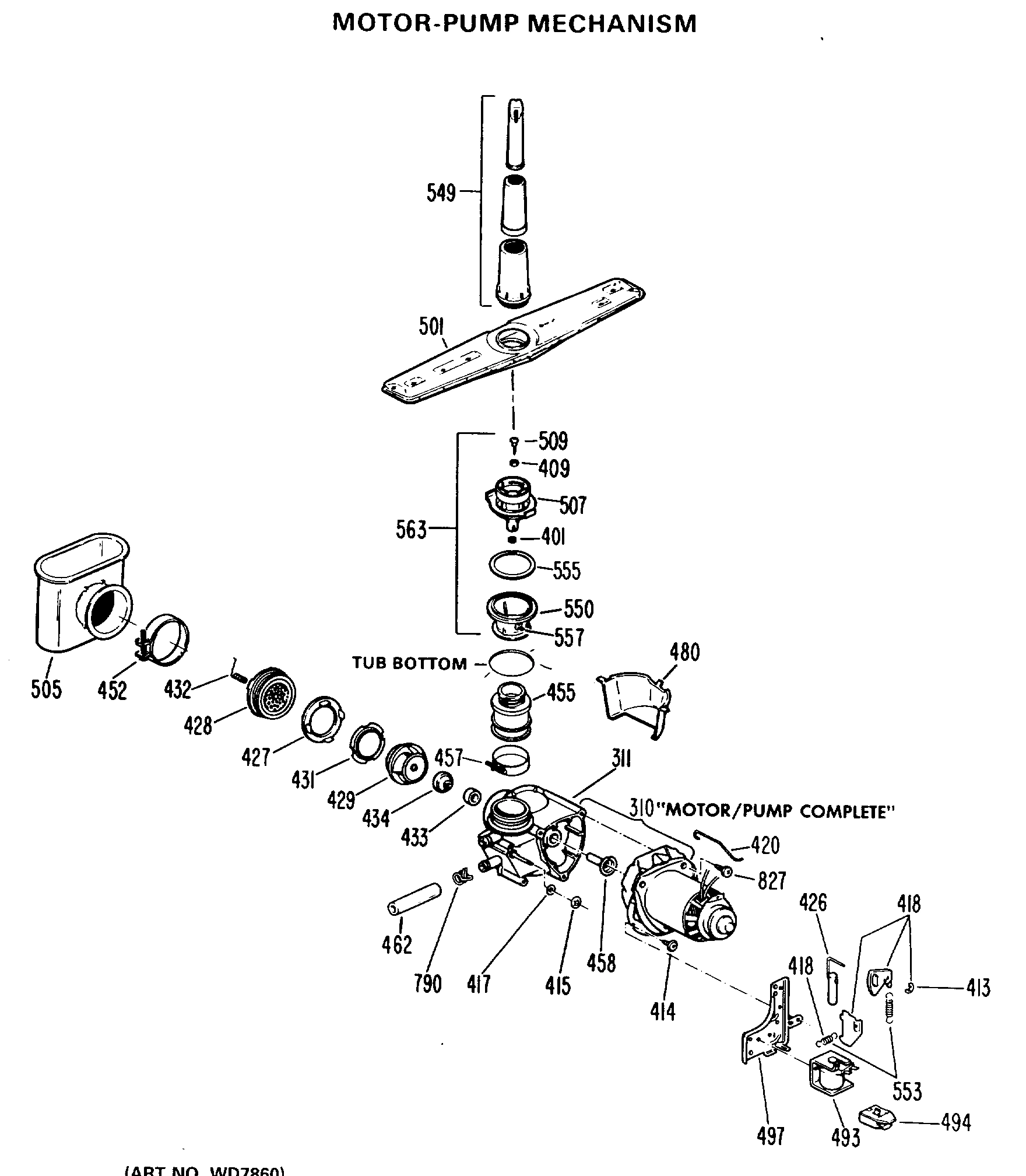 MOTOR-PUMP MECHANISM