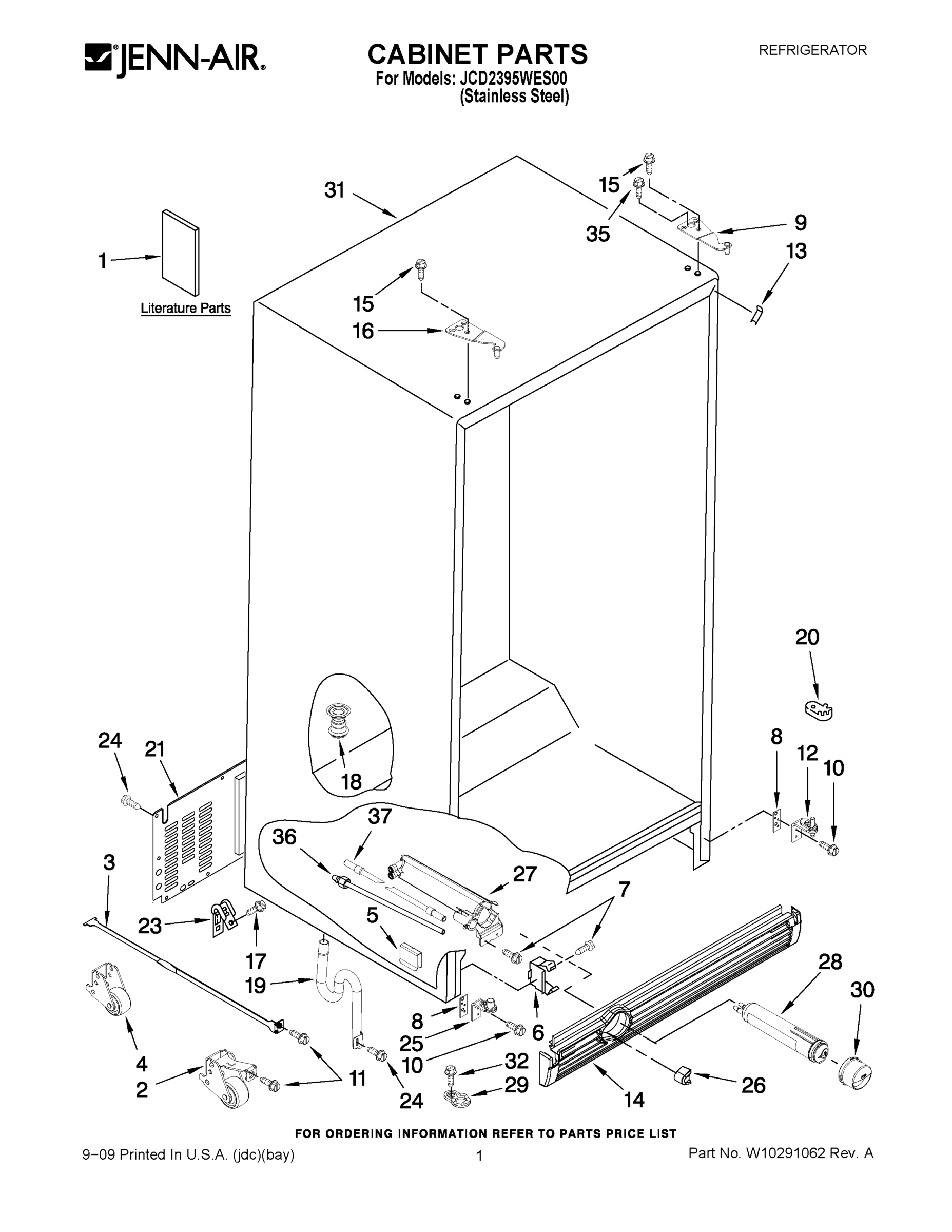 01 - CABINET PARTS