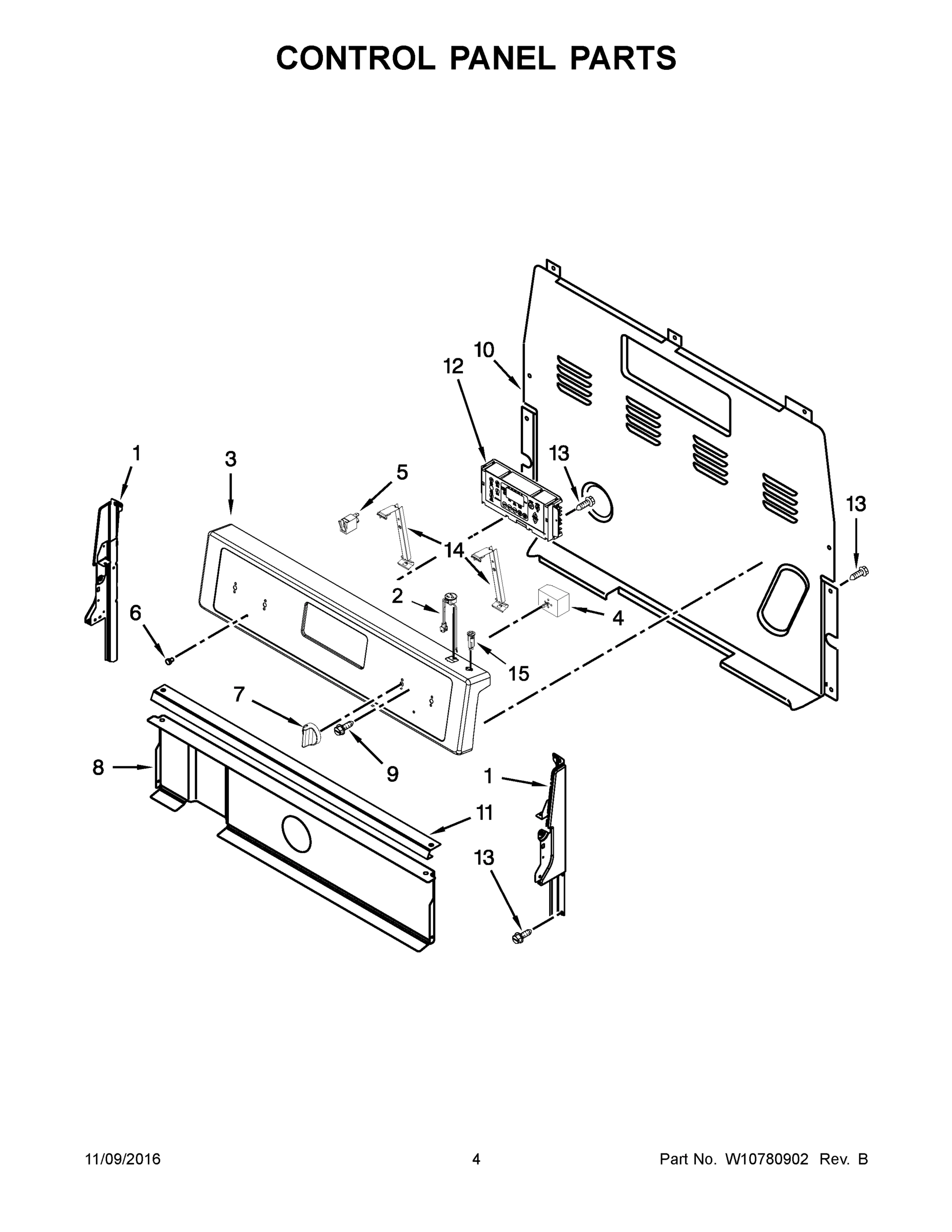 03 - CONTROL PANEL PARTS