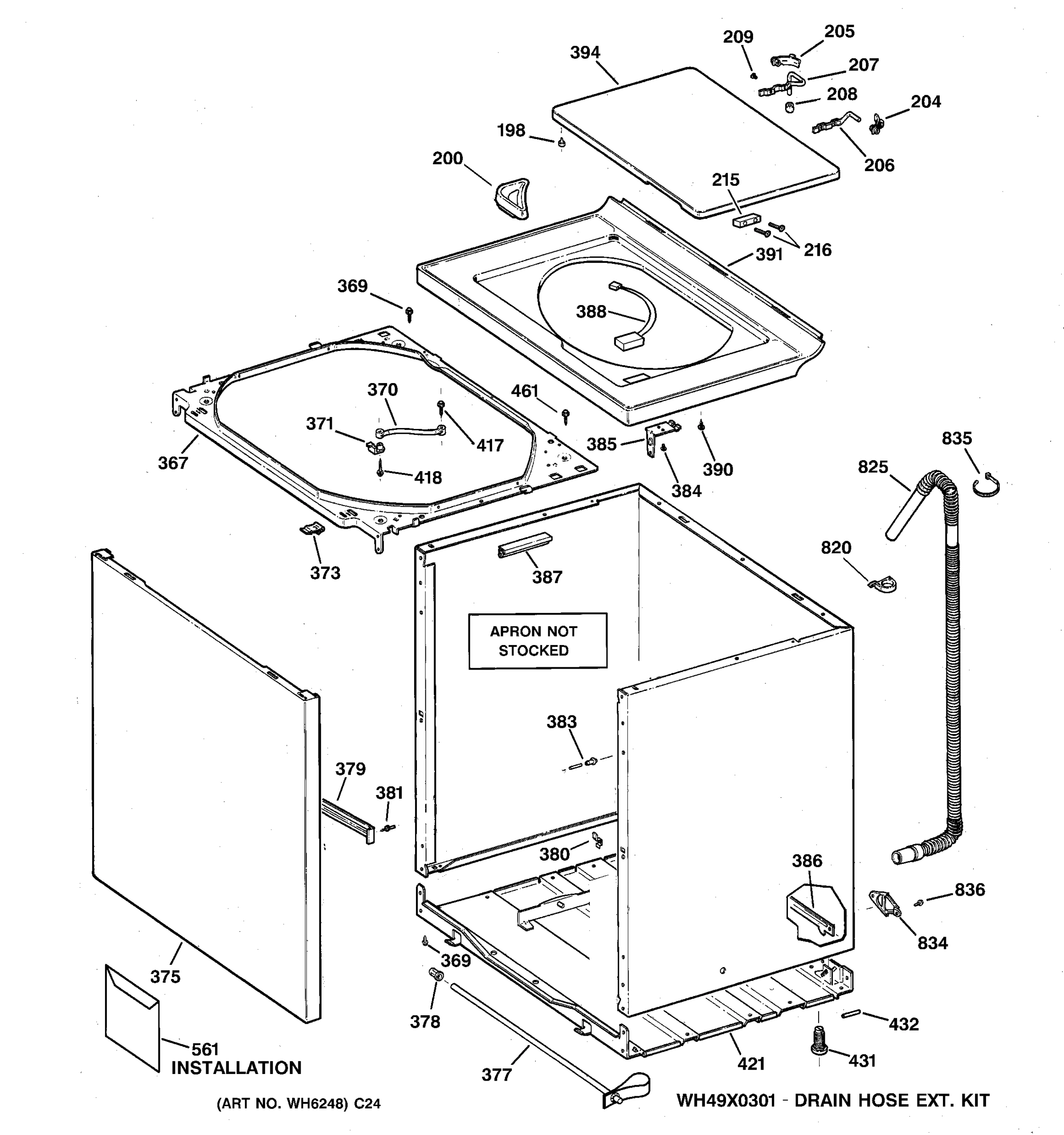 CABINET, COVER & FRONT PANEL