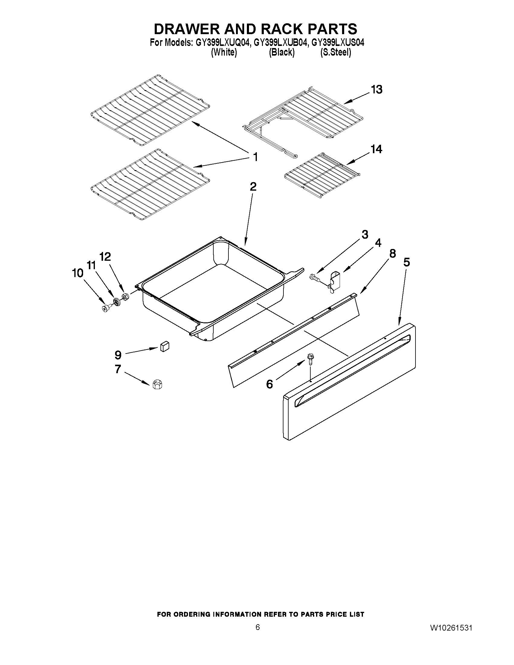 05 - DRAWER AND RACK PARTS