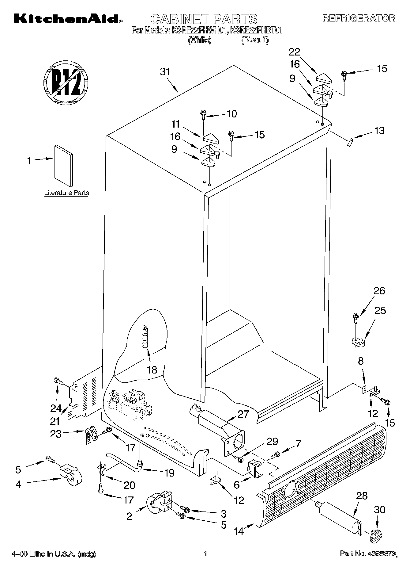 01 - CABINET, LITERATURE