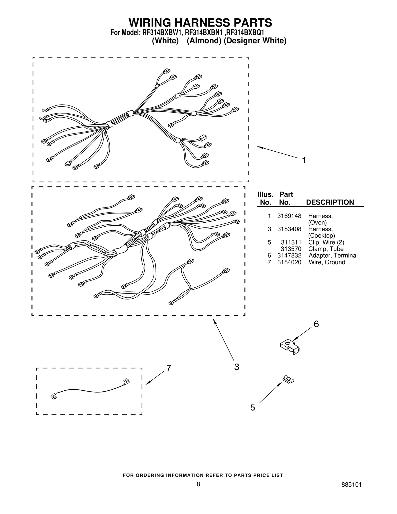 WIRING HARNESS PARTS