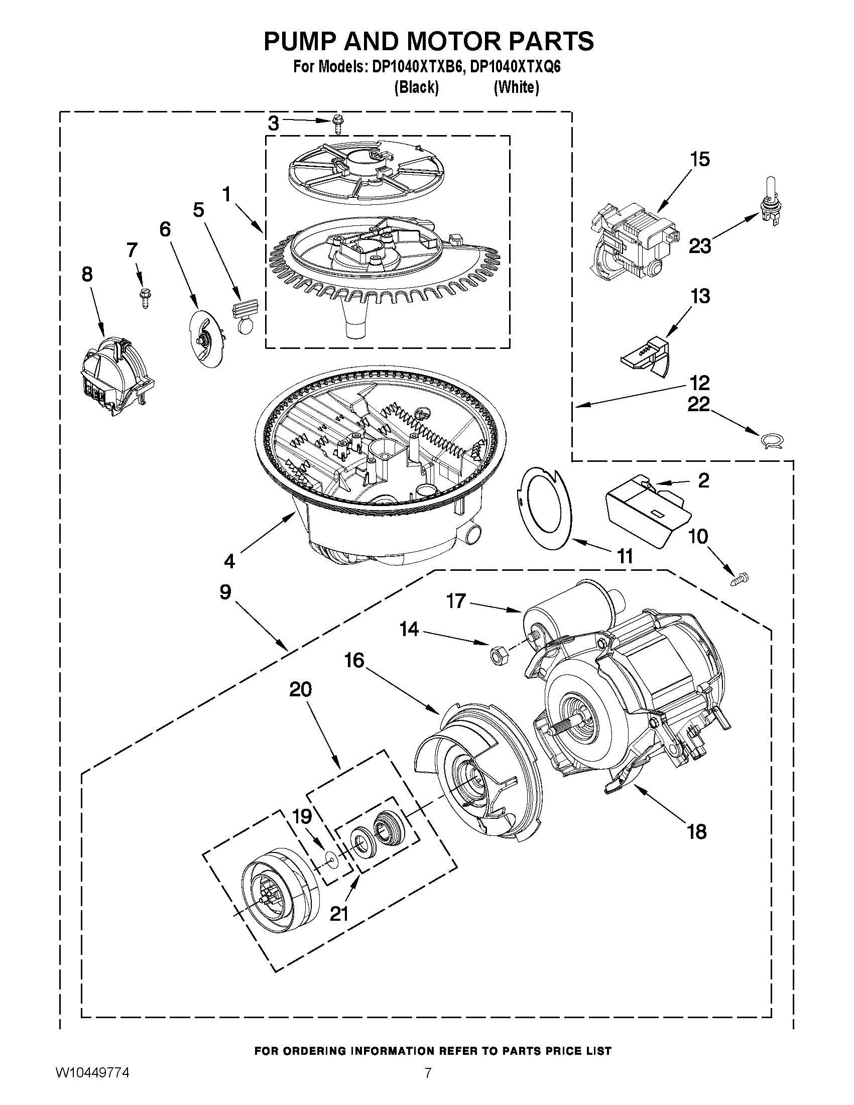 06 - PUMP AND MOTOR PARTS