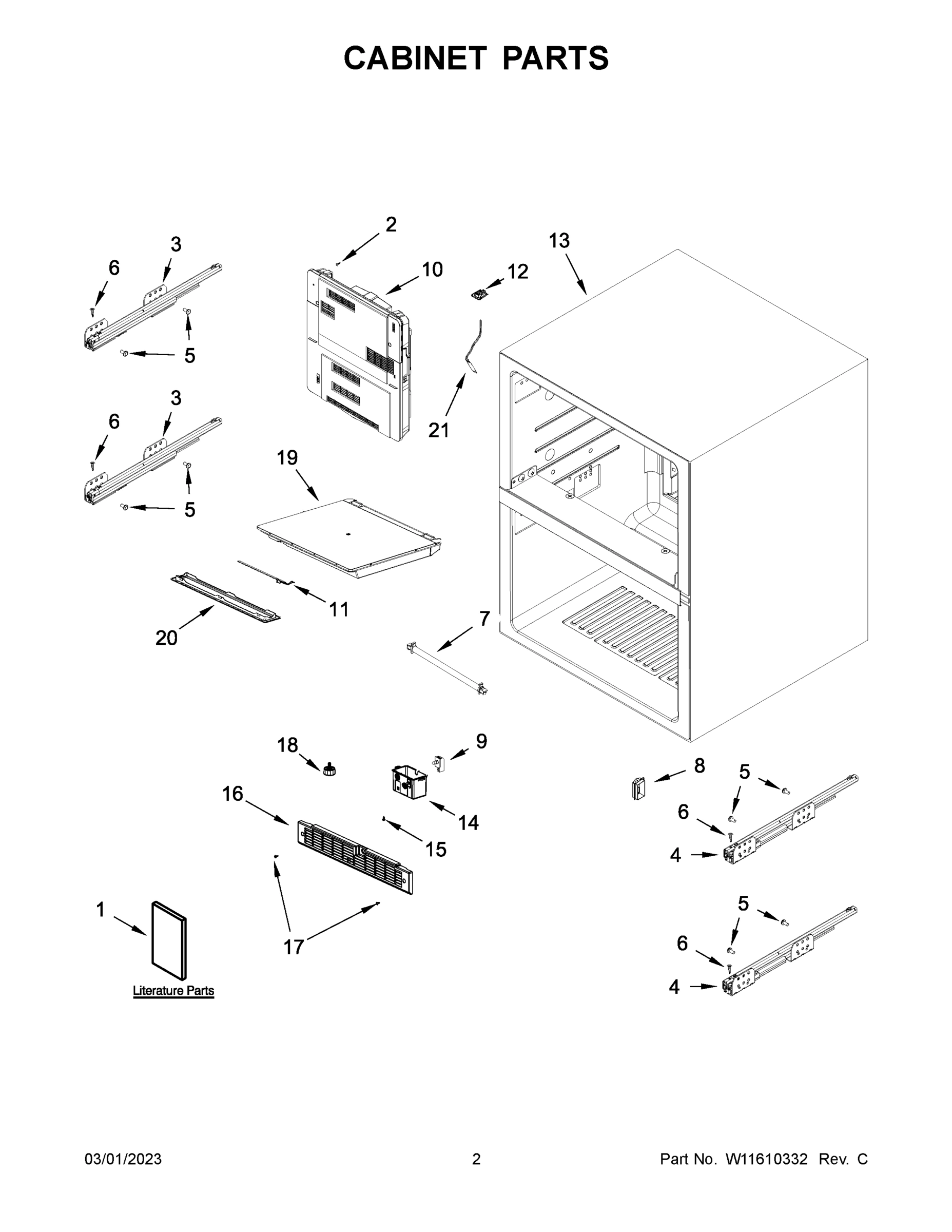 02 - CABINET PARTS