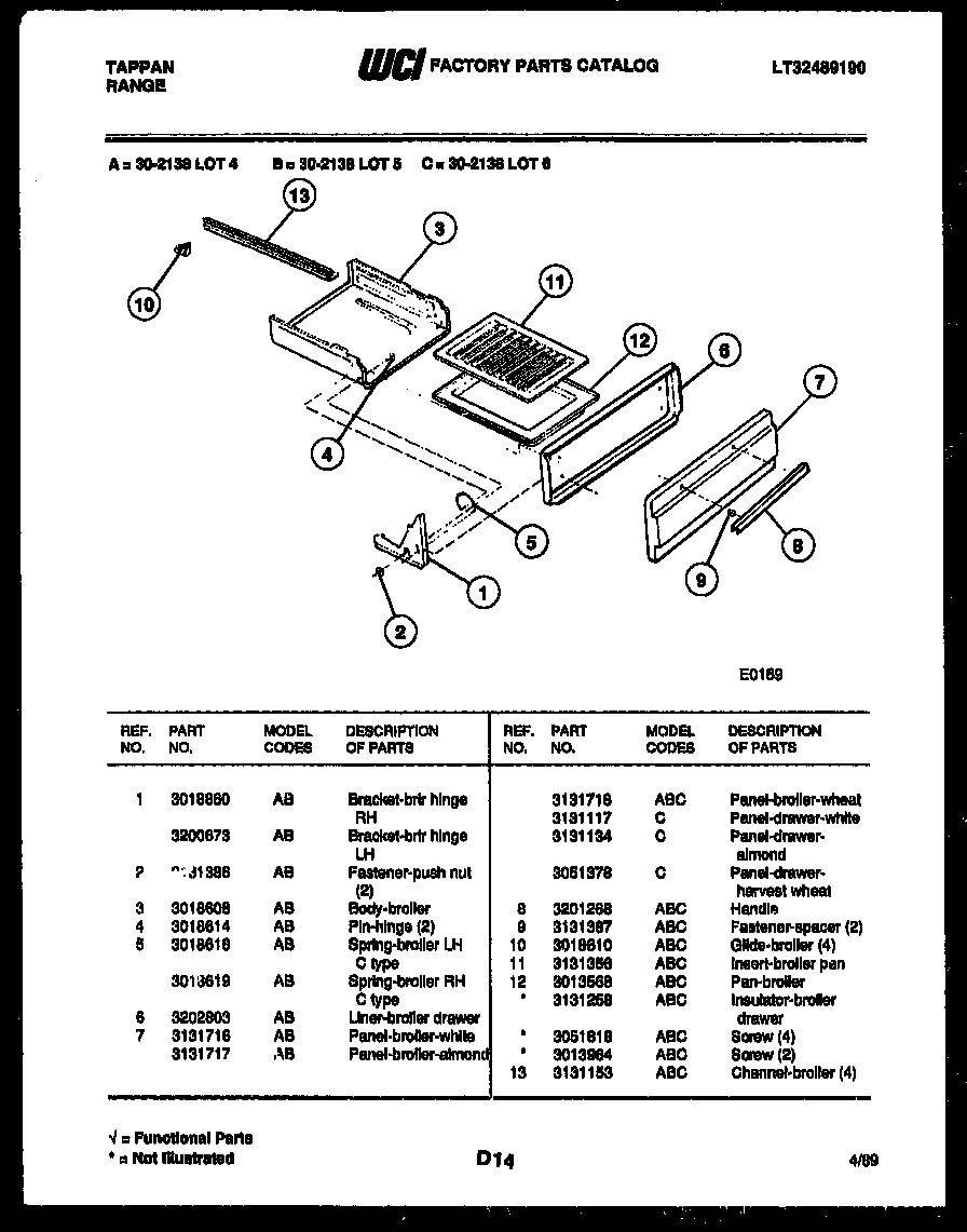 05 - BROILER DRAWER PARTS