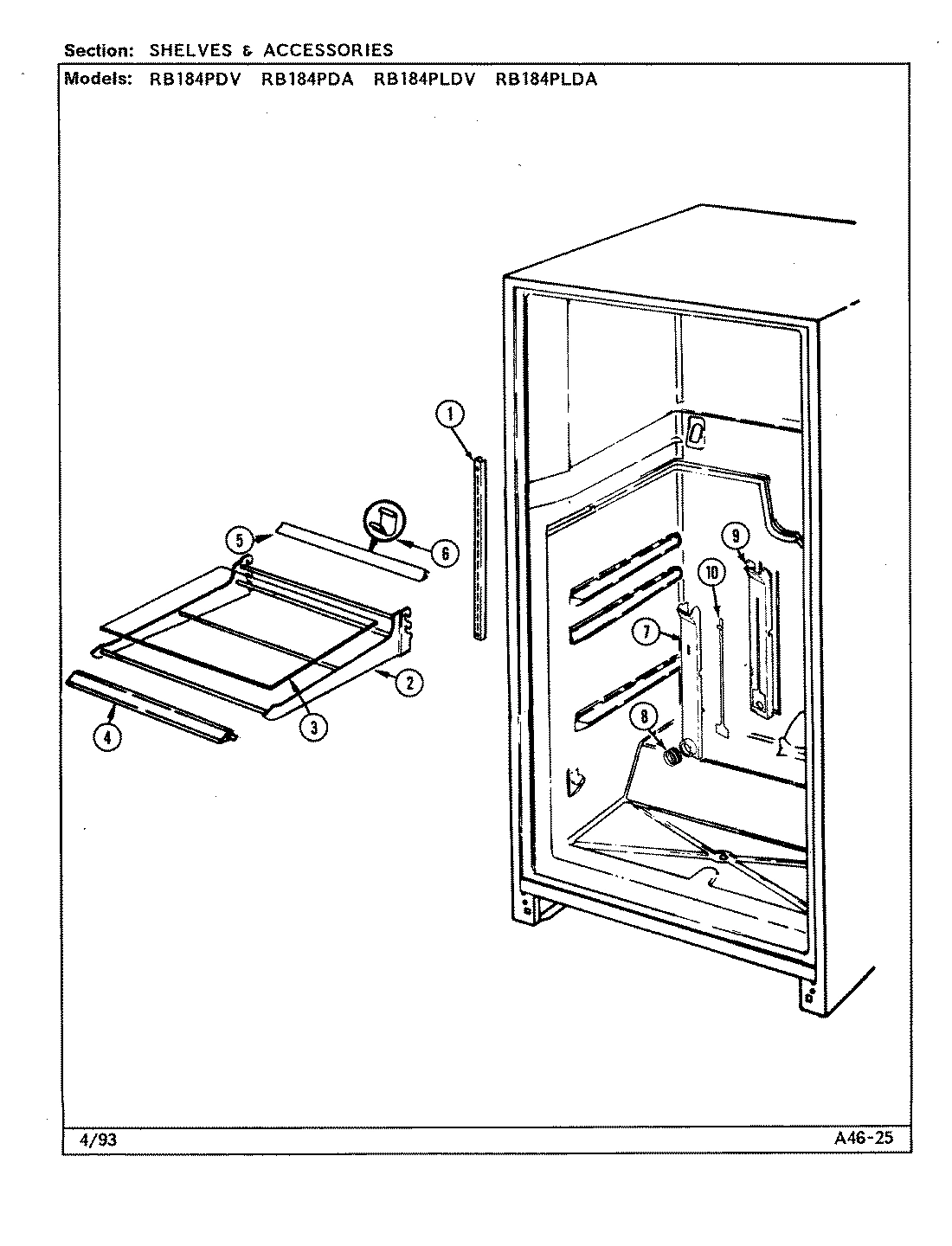 07 - SHELVES & ACCESSORIES